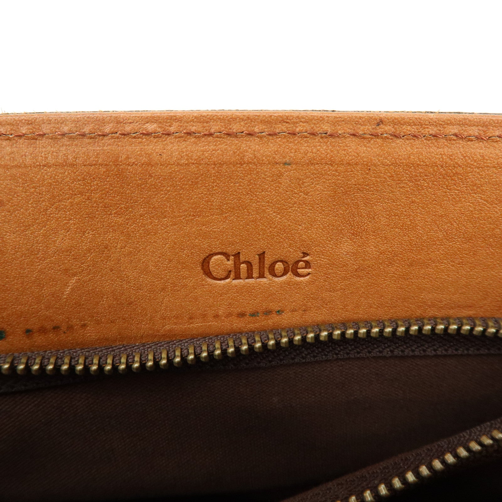 Chloe Eloise Leather Shoulder Bag Crossbody Bag  Brown