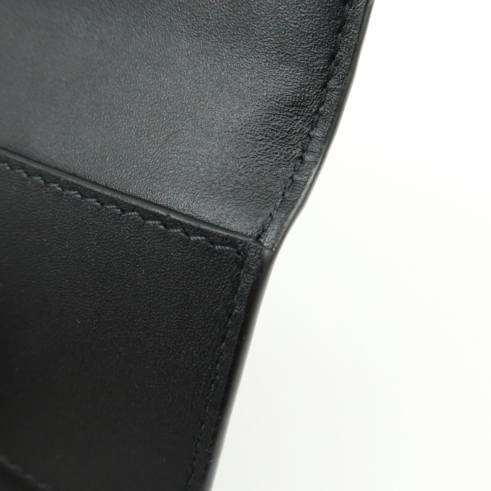 LOEWE Repeat Anagram Calf Leather 6 Ring Key Case Key Holder Black