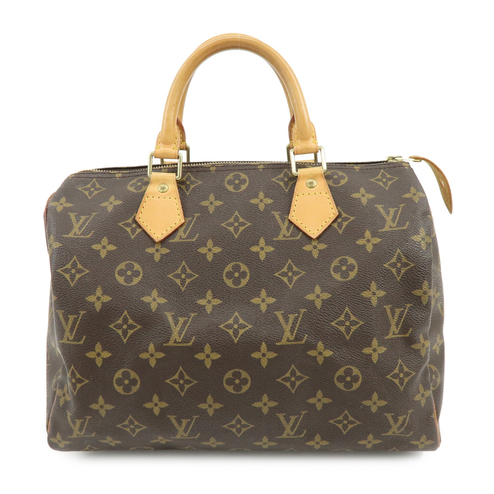 Louis Vuitton Monogram Speedy 30 Boston Bag Hand Bag Brown M41526