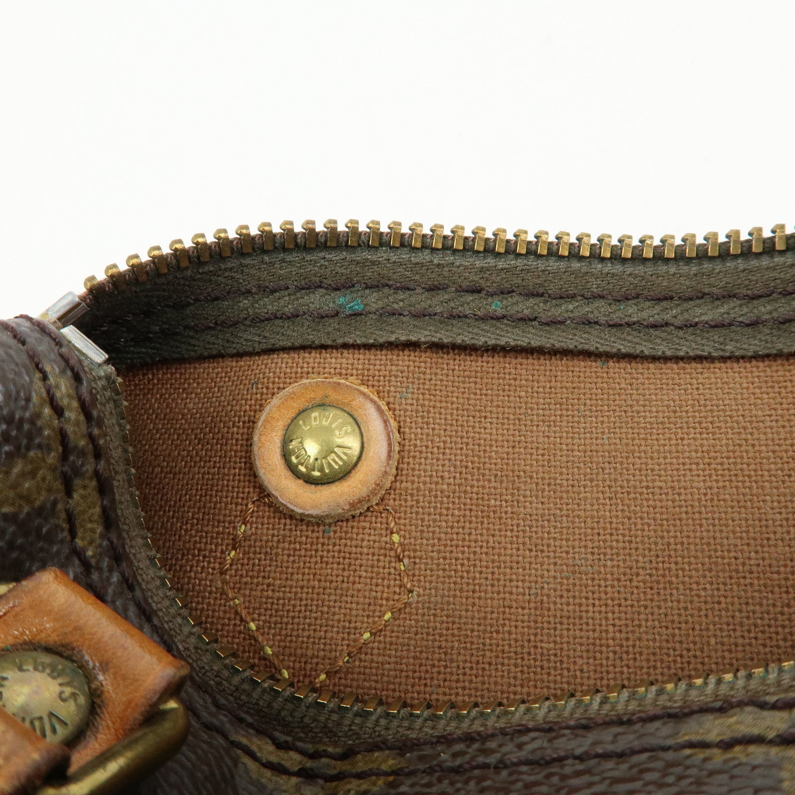 Louis Vuitton Monogram Canvas Mini Speedy Hand Bag & Strap M41534
