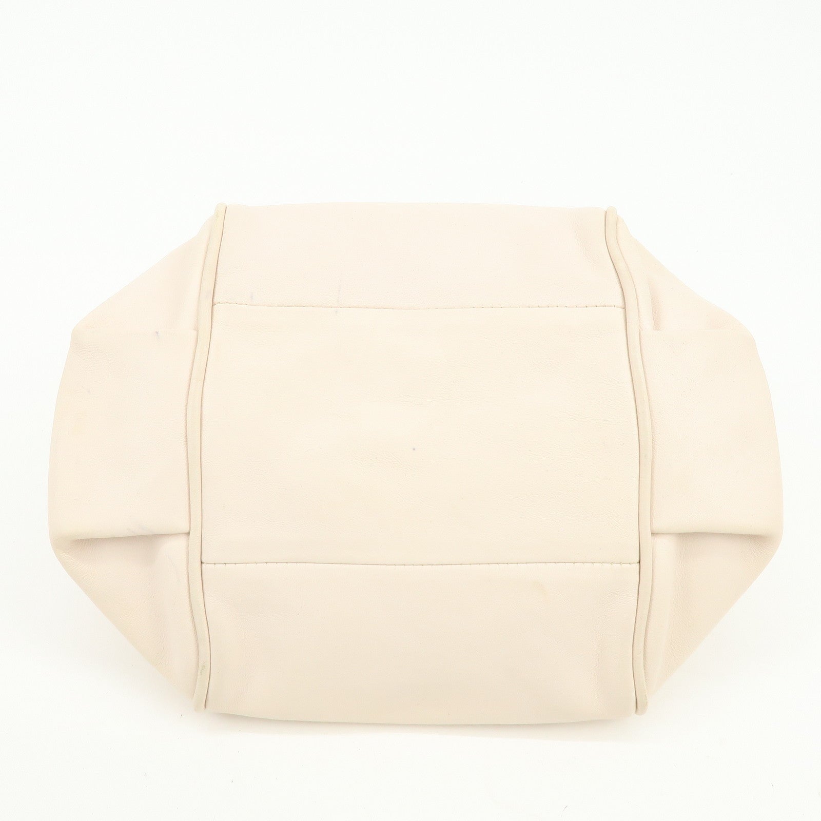 Chloe Ethel Leather 2Way Bag Shoulder Bag Hand Bag Light Beige