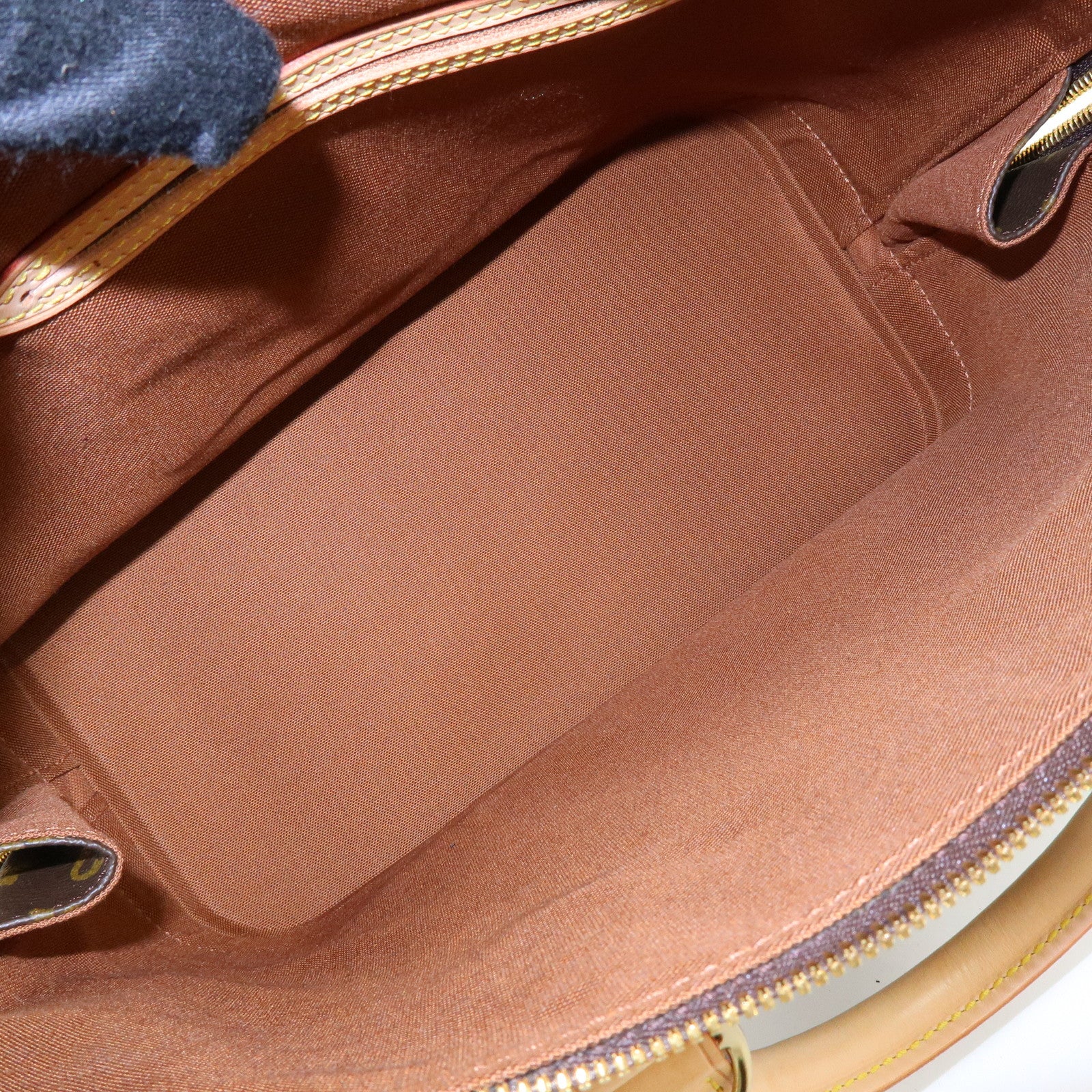 Louis Vuitton Monogram Alma PM Canvas Leather Hand Bag Brown M51130