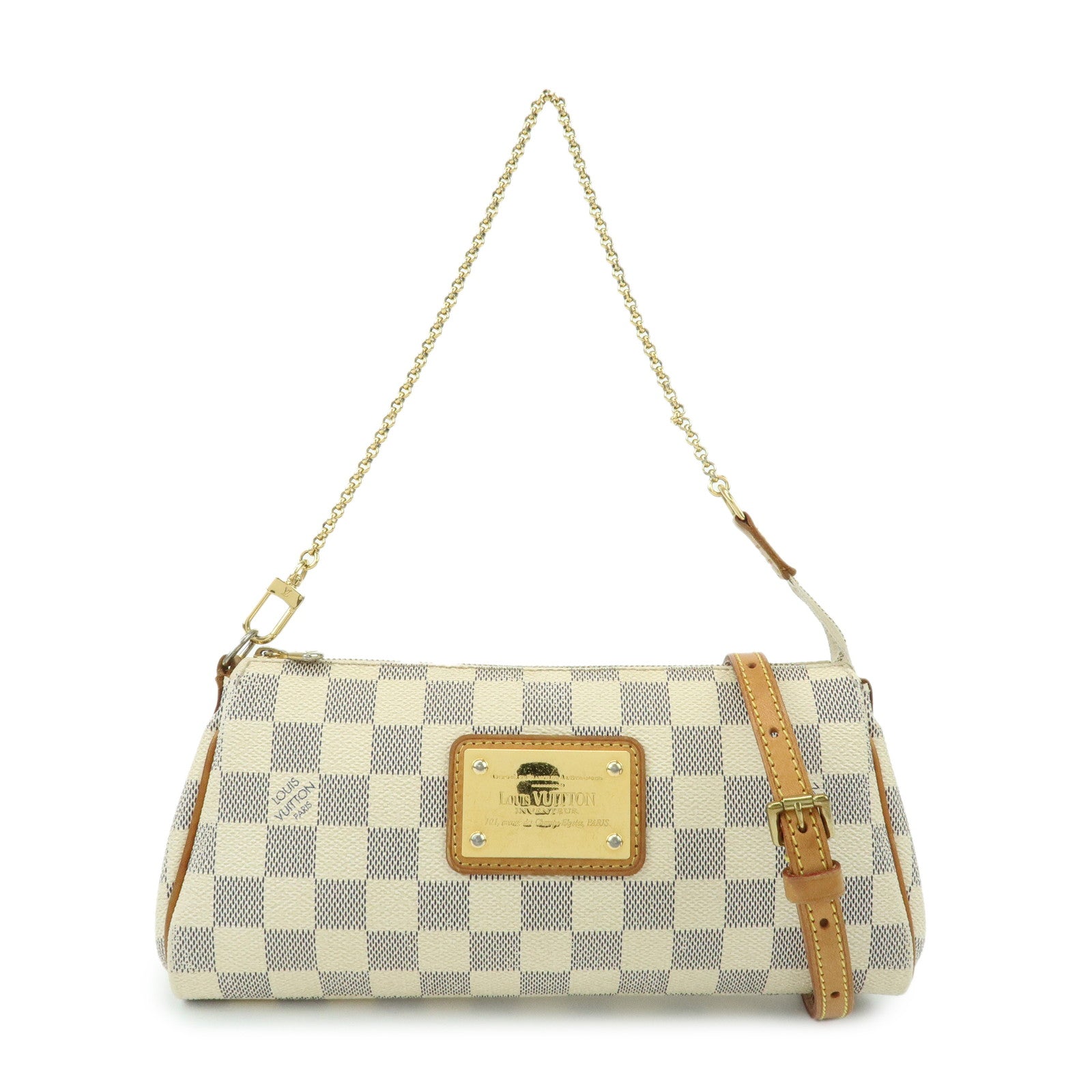 Louis Vuitton Damier Azur Eva 2Way Bag Hand Bag Shoulder Bag N55214