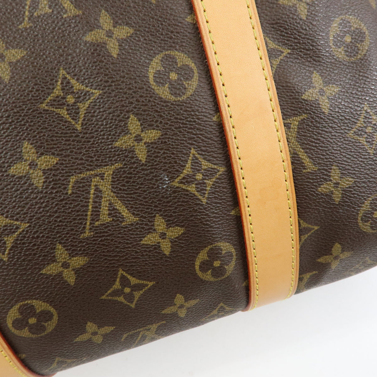 Louis Vuitton Monogram Keep All 55 Boston Bag Brown M41424