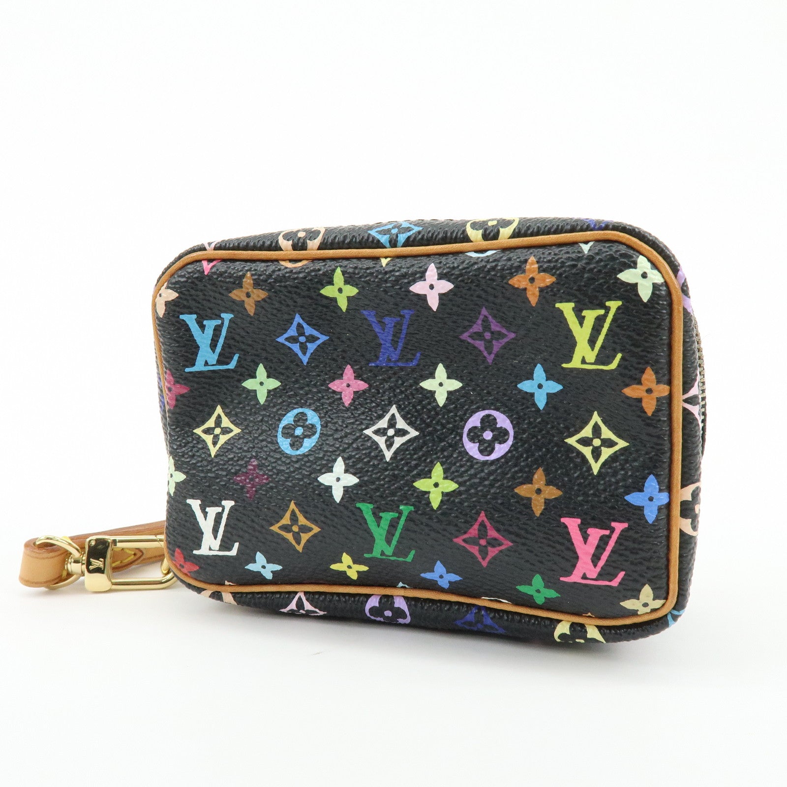 Louis Vuitton Monogram Multicolor Trousse Wapity Pouch Wrist Bag M58034