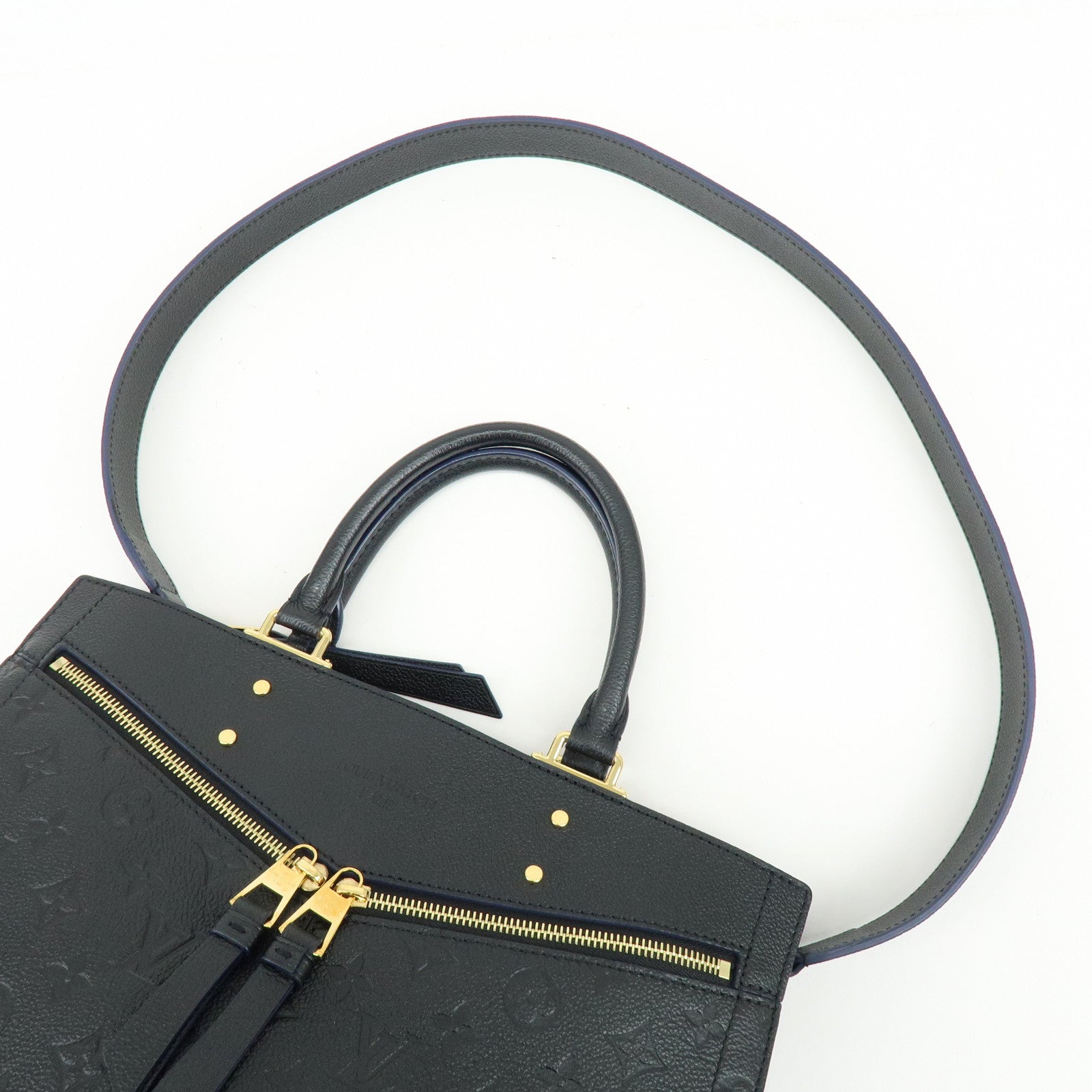 Louis Vuitton Monogram Empreinte Three PM 2Way Bag Noir M54273