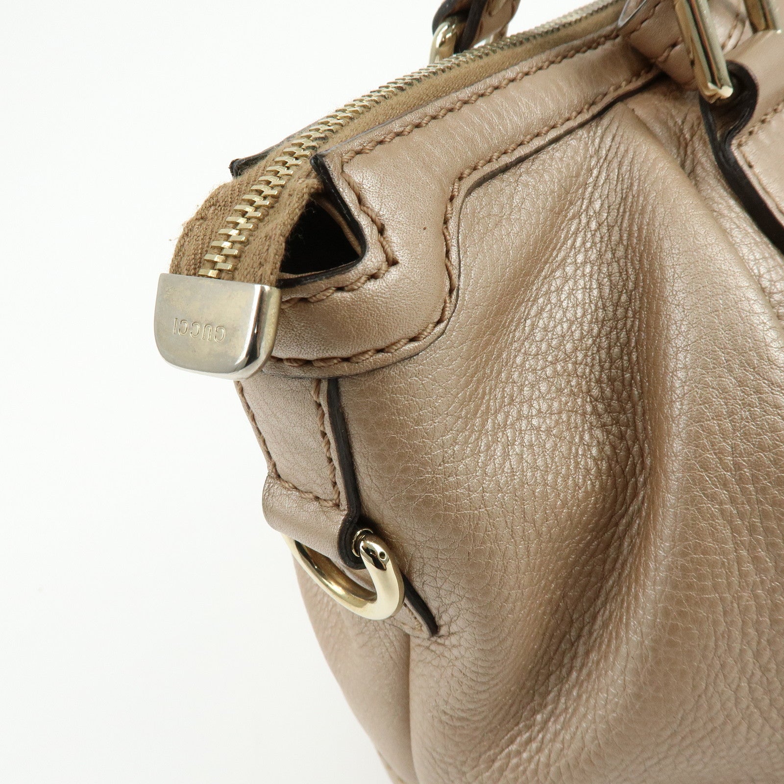 GUCCI Sukey Interlocking G Leather 2Way Shoulder Hand Bag 247902