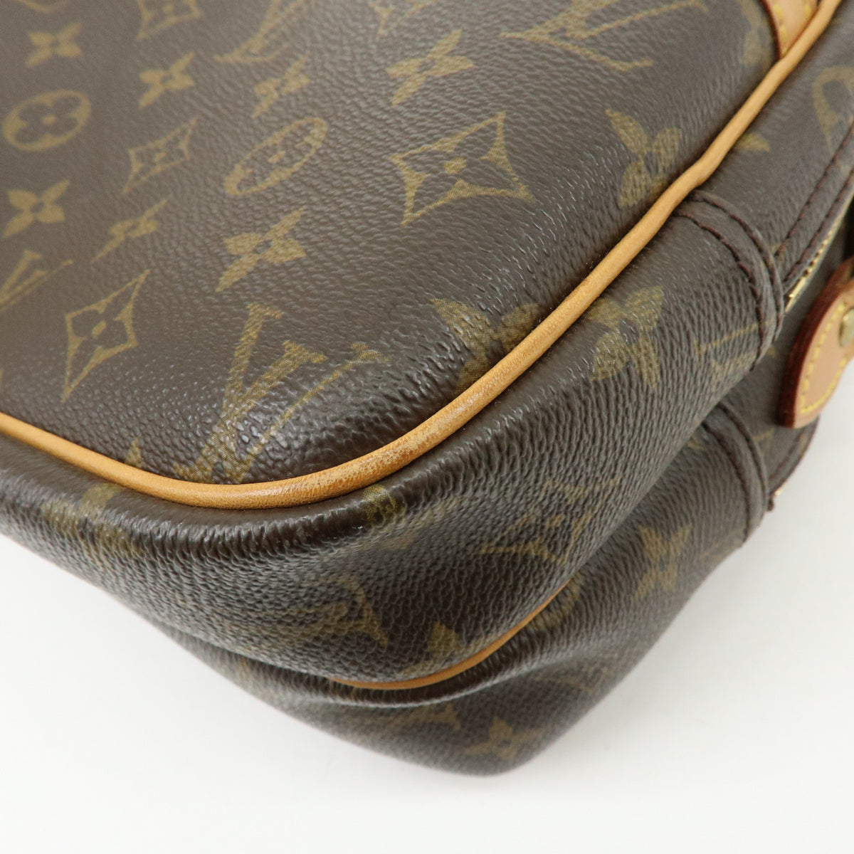 Louis Vuitton Monogram Reporter PM Shoulder Crossbody Bag Brown M45254