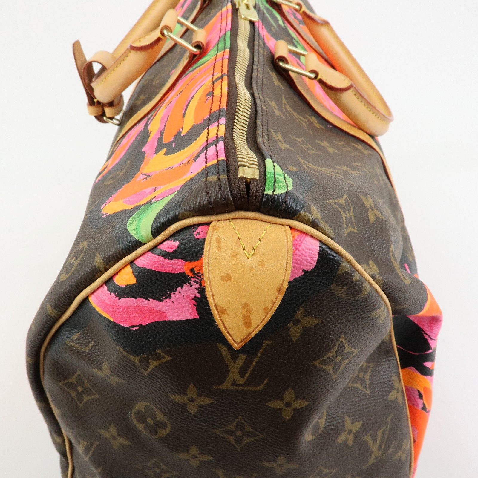 Louis Vuitton Monogram Rose Keep All Bandouliere 50 Boston Bag M48605