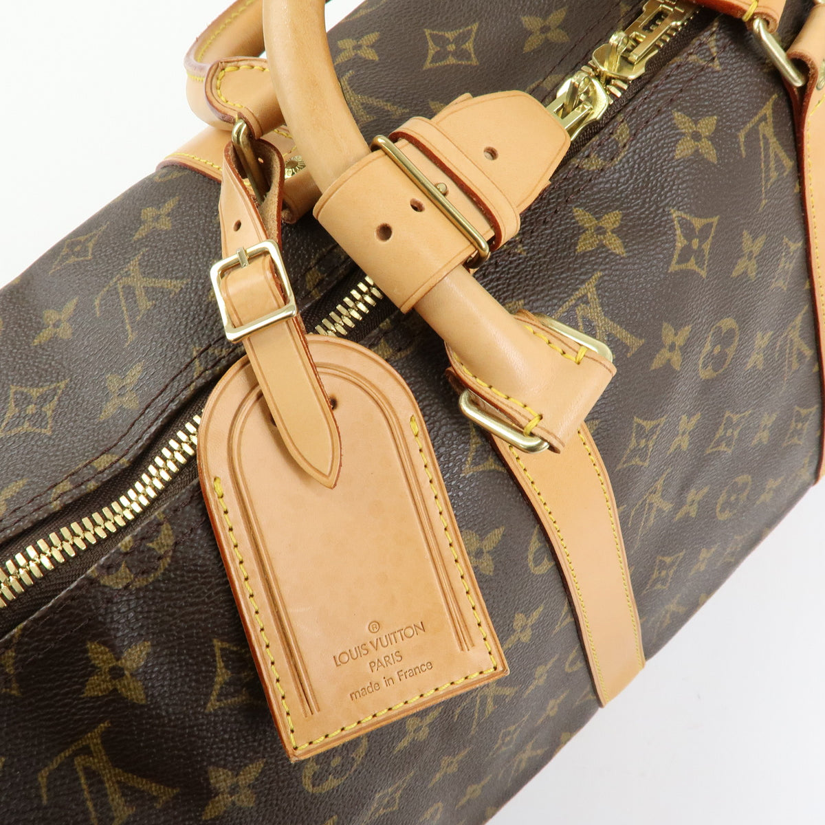 Louis Vuitton Monogram Keep All 50 Boston Bag Brown M41426