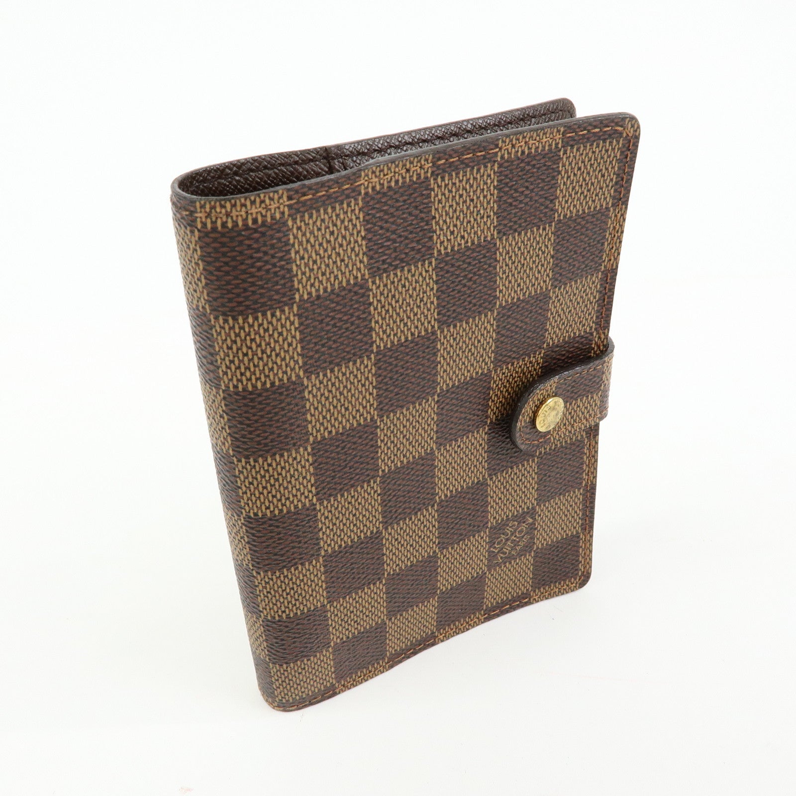 Louis Vuitton Damier Agenda PM Planner Cover Brown R20700