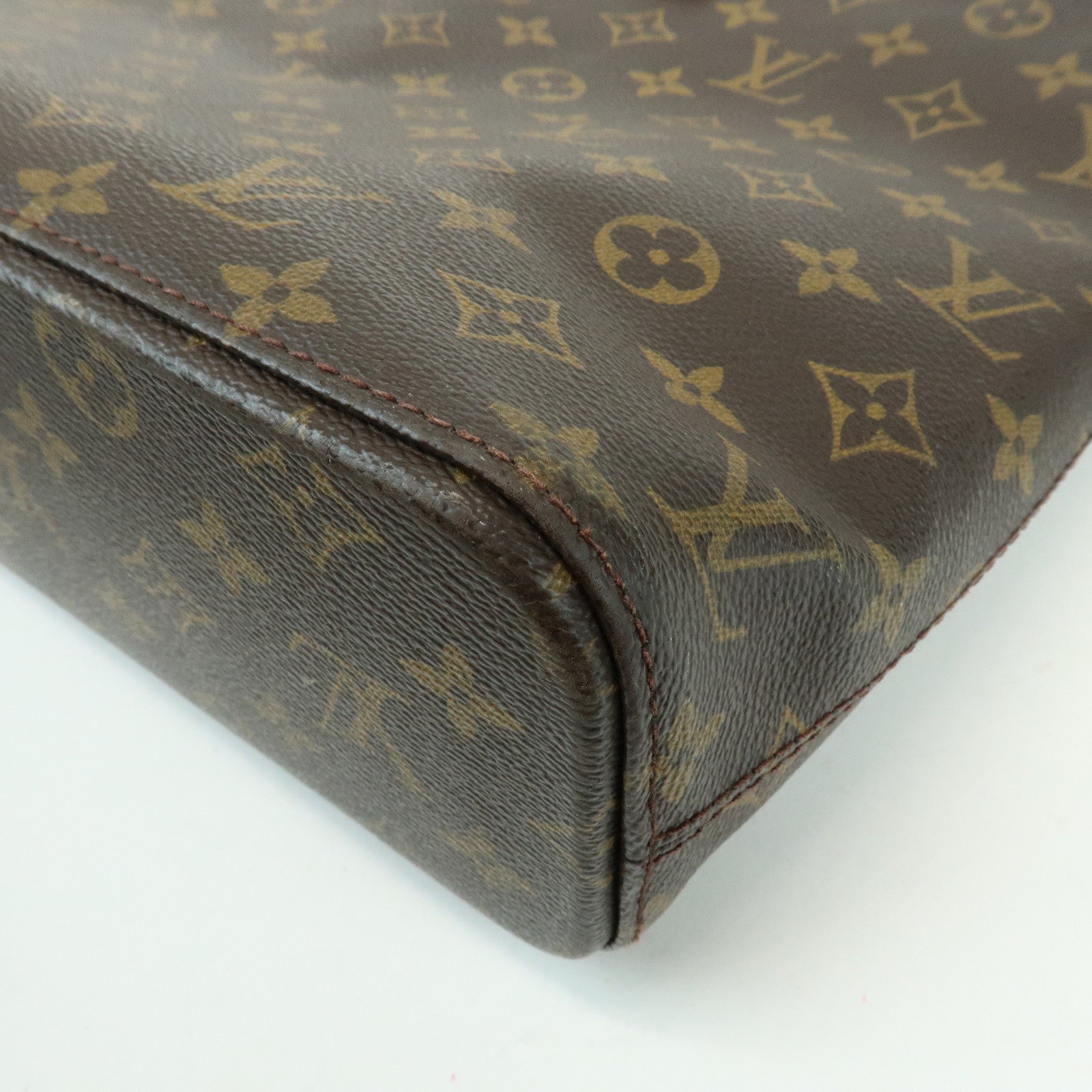Louis Vuitton Monogram Luco Tote Bag Shoulder Bag Brown M51155