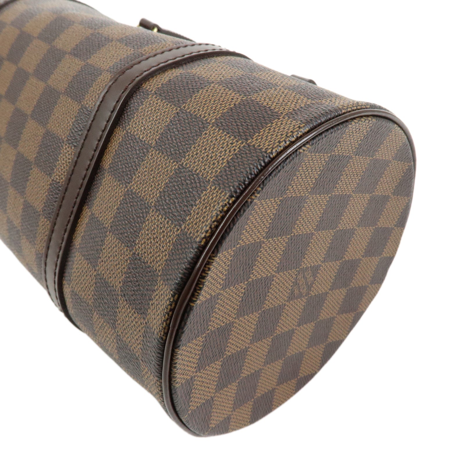 Louis Vuitton Damier Ebene Papillon 30 Hand Bag & Pouch Brown N51303