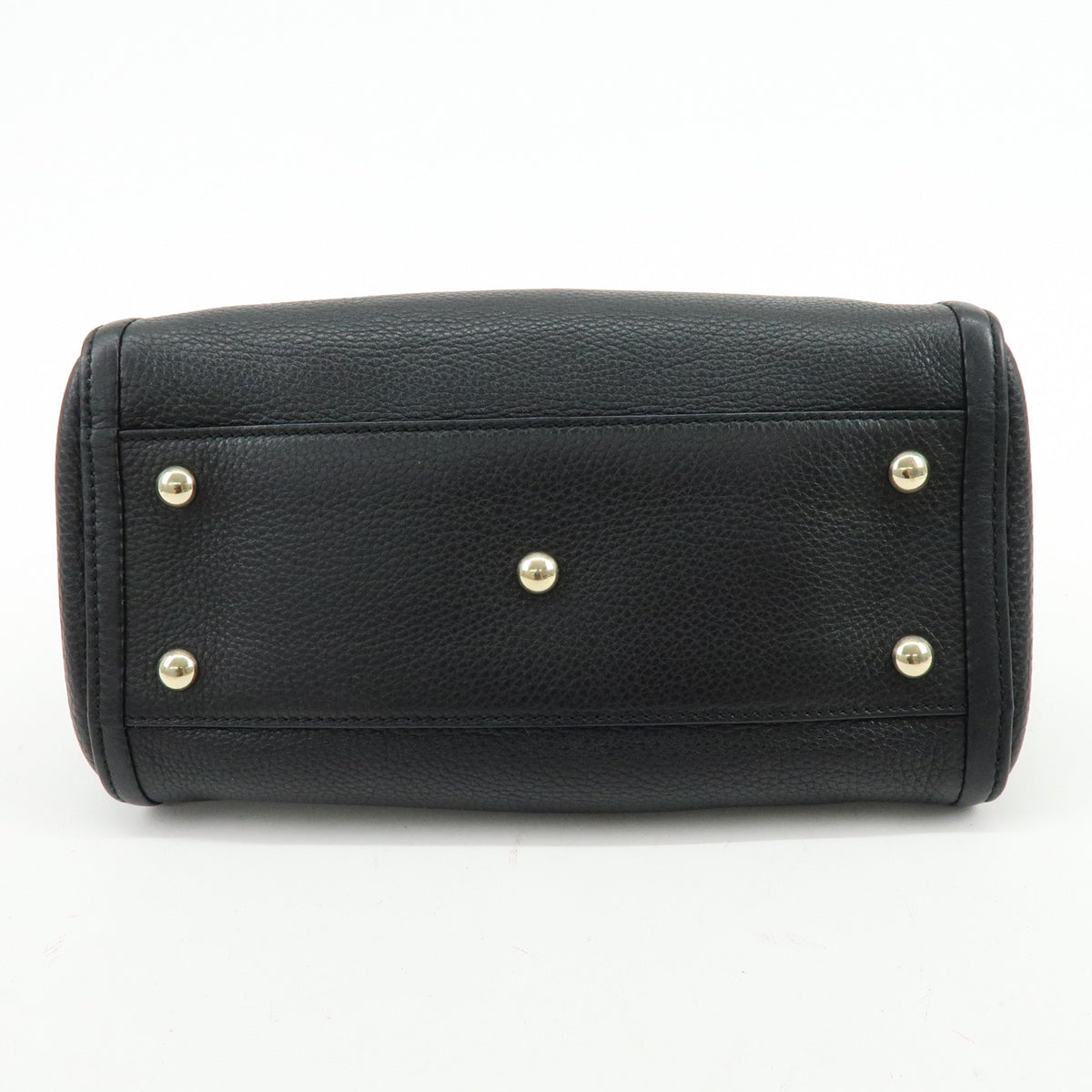 GUCCI SOHO Interlocking G Leather 2Way Bag Hand Bag Black 336751