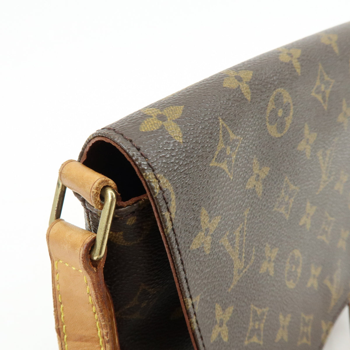 Louis Vuitton Monogram Musette Tango Short Shoulder Bag Brown M51257