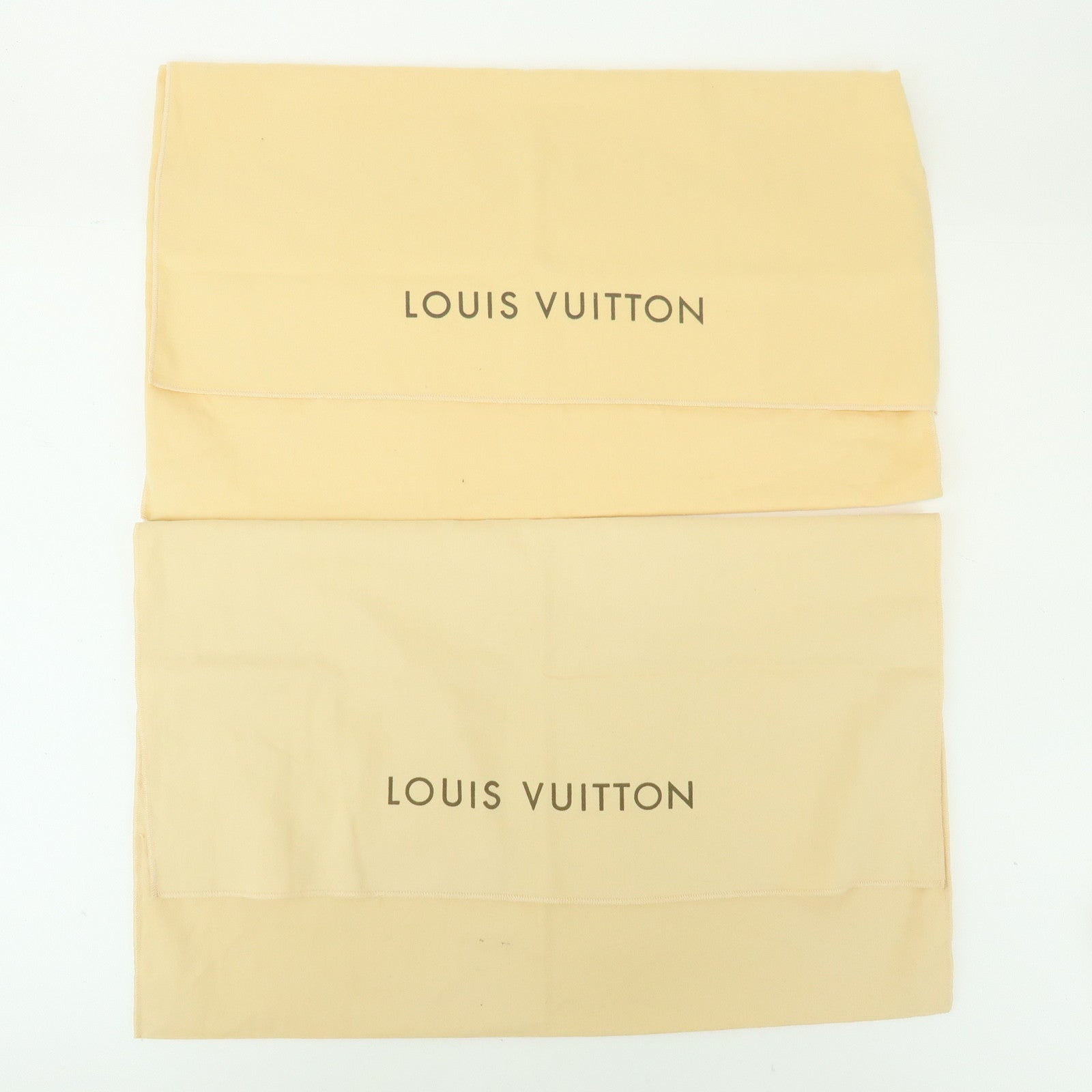 Loiuis Vuitton Set Of 10 Dust Bag Flap Style Beige Brown