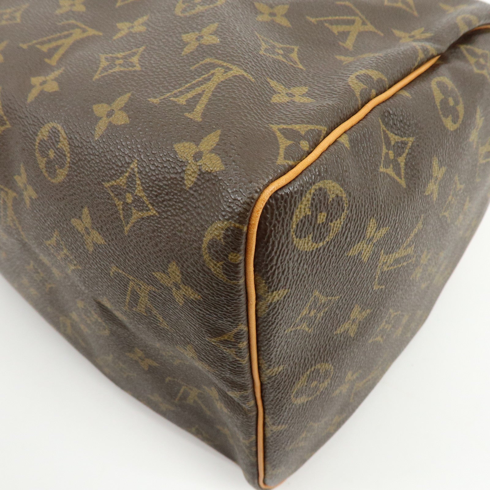 Louis Vuitton Monogram Speedy 40 Hand Bag Boston Bag Brown M41522