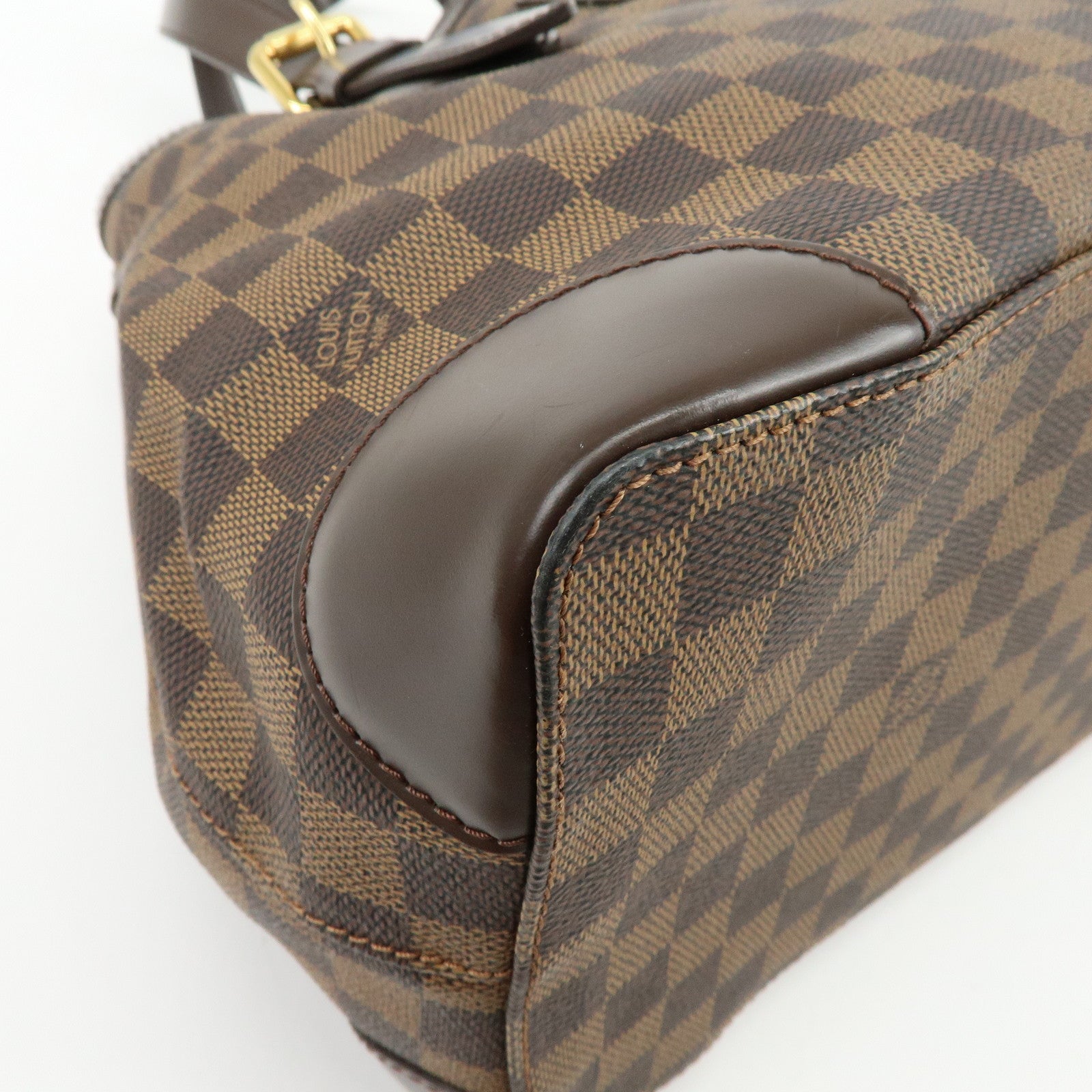 Louis Vuitton Damier Hampstead MM Hand Bag Tote Bag Brown N51204