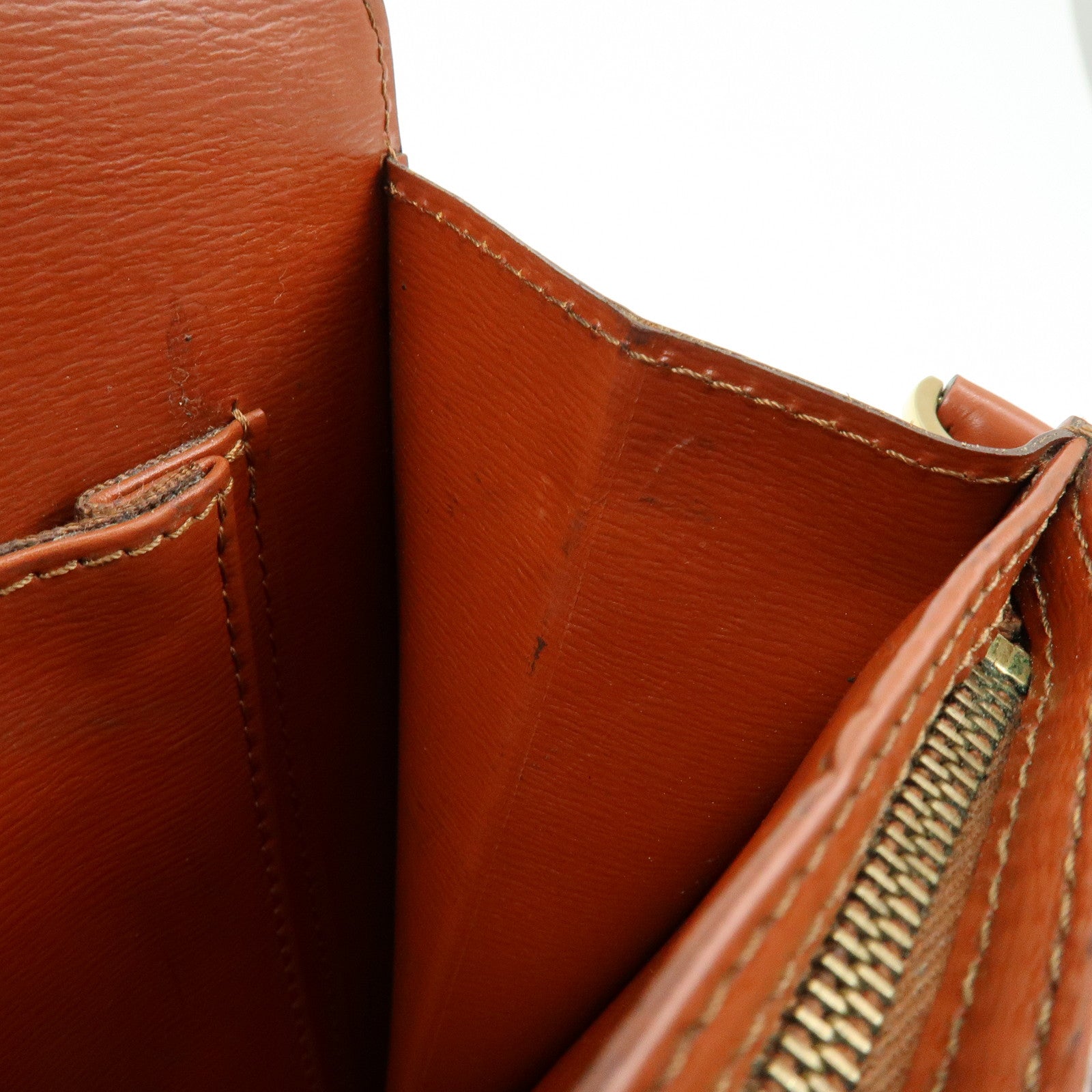 Louis Vuitton Epi Leather Capucines Shoulder Bag Kenya Brown M52343