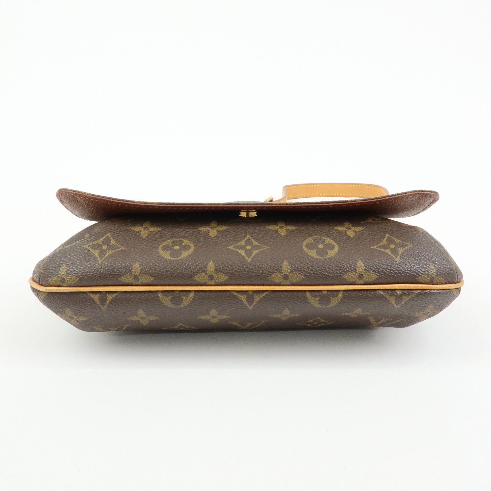 Louis Vuitton Monogram Musette Tango Short Shoulder Bag Brown M51257