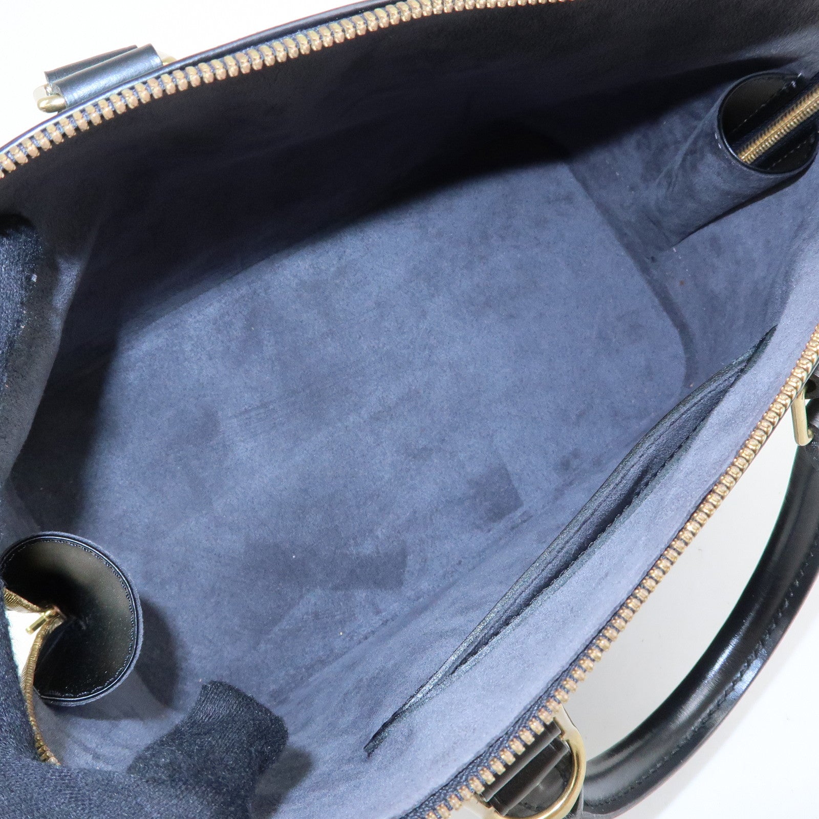Louis Vuitton Epi Alma Hand Bag Noir Black M52142