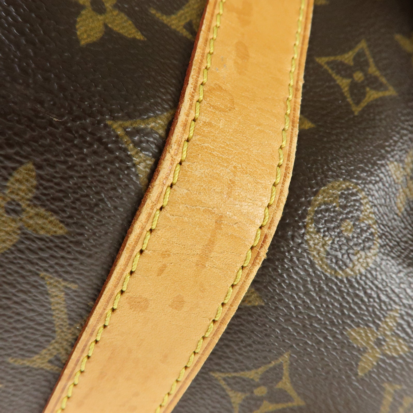 Louis Vuitton Keep All Bandouliere 55 Boston Bag Hand Bag Brown M41414
