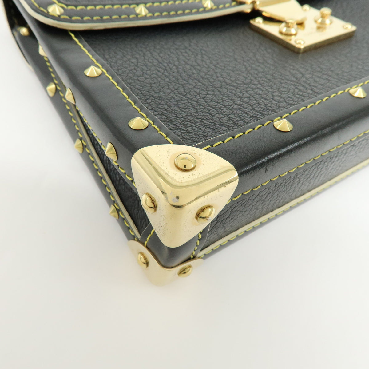 Louis Vuitton Suhari L'Aimable Leather Hand Bag Noir M92847