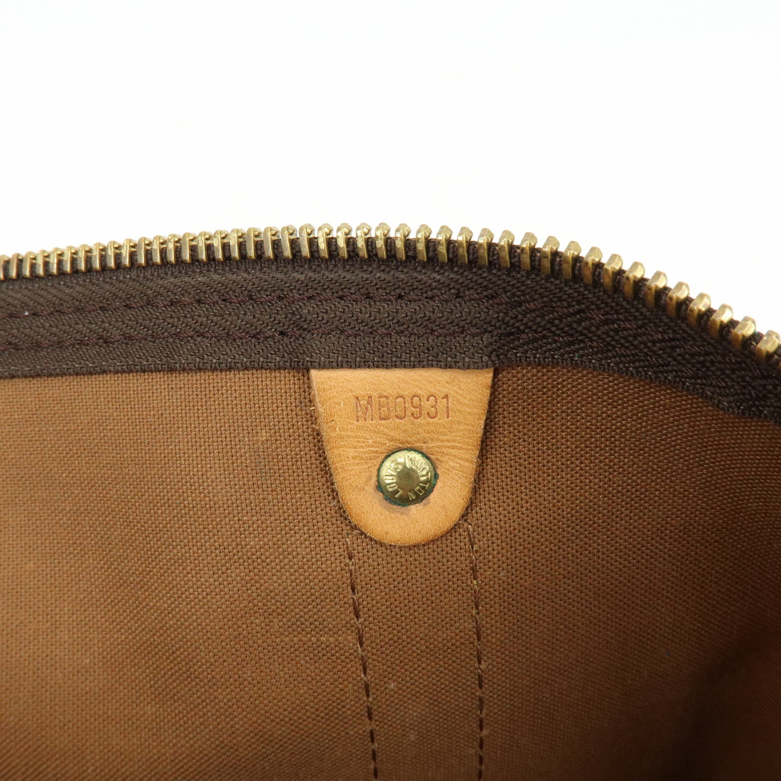 Louis Vuitton Monogram Keep All 50 Boston Bag Brown M41426