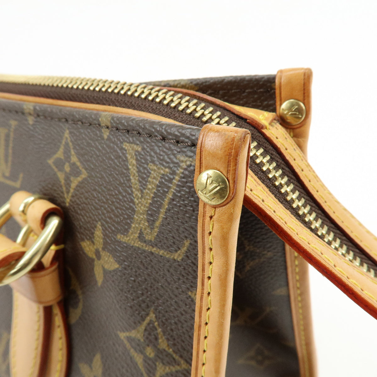 Louis Vuitton Monogram Popincourt Haut Shoulder Bag Brown M40007