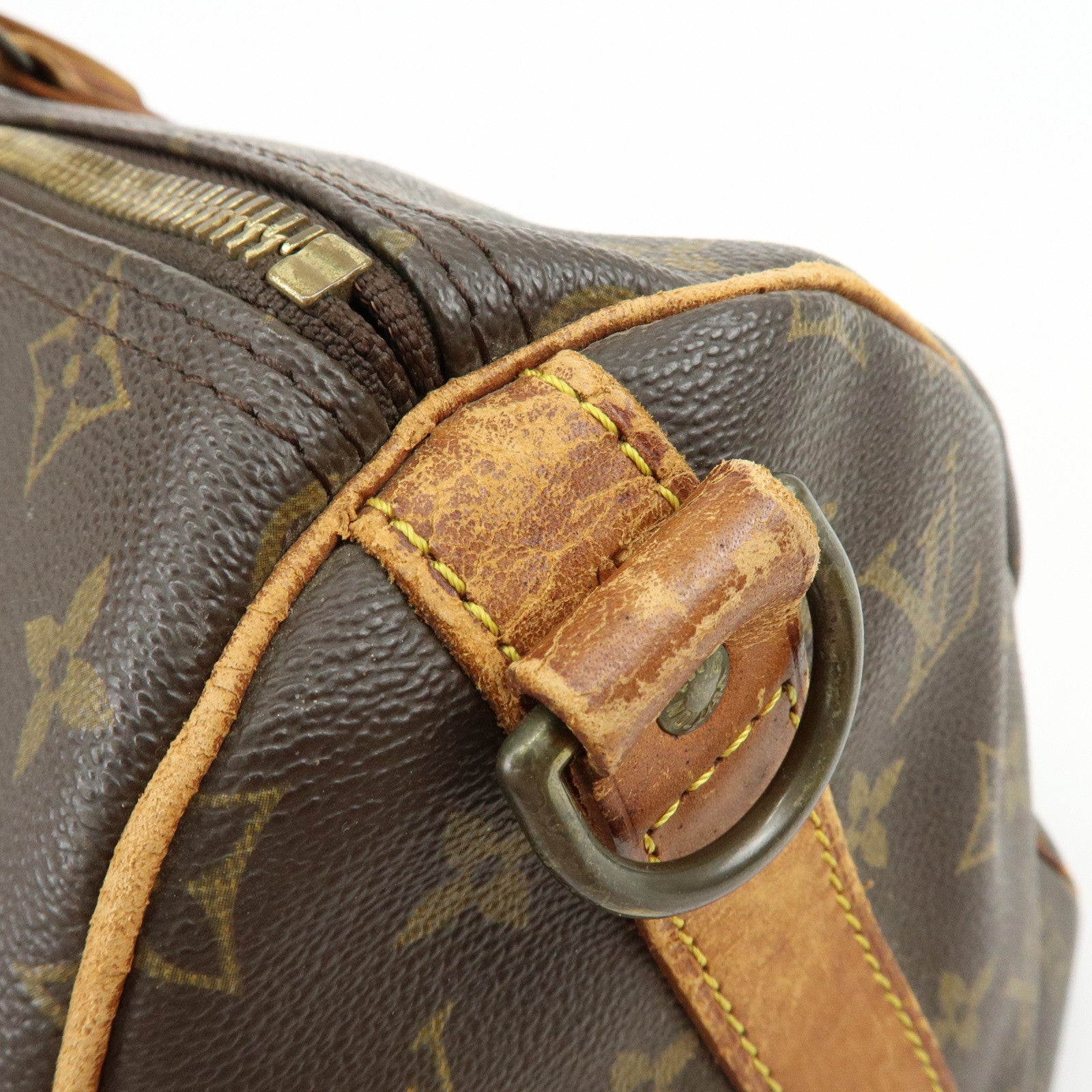 Louis Vuitton Monogram Keep All Bandouliere 45 Boston Bag M41418