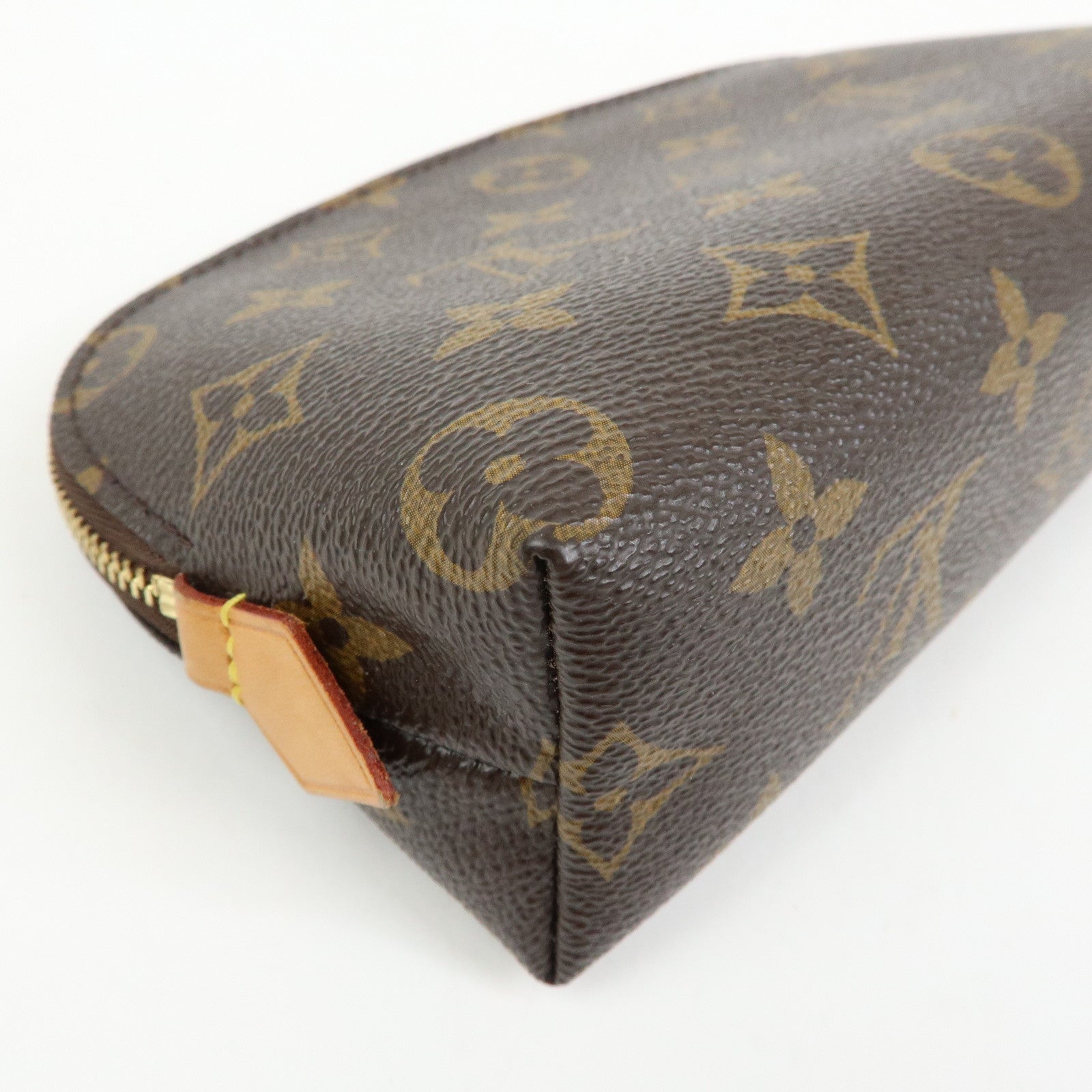 Louis Vuitton Monogram Pochette Cosmetic PM Pouch Brown M47515