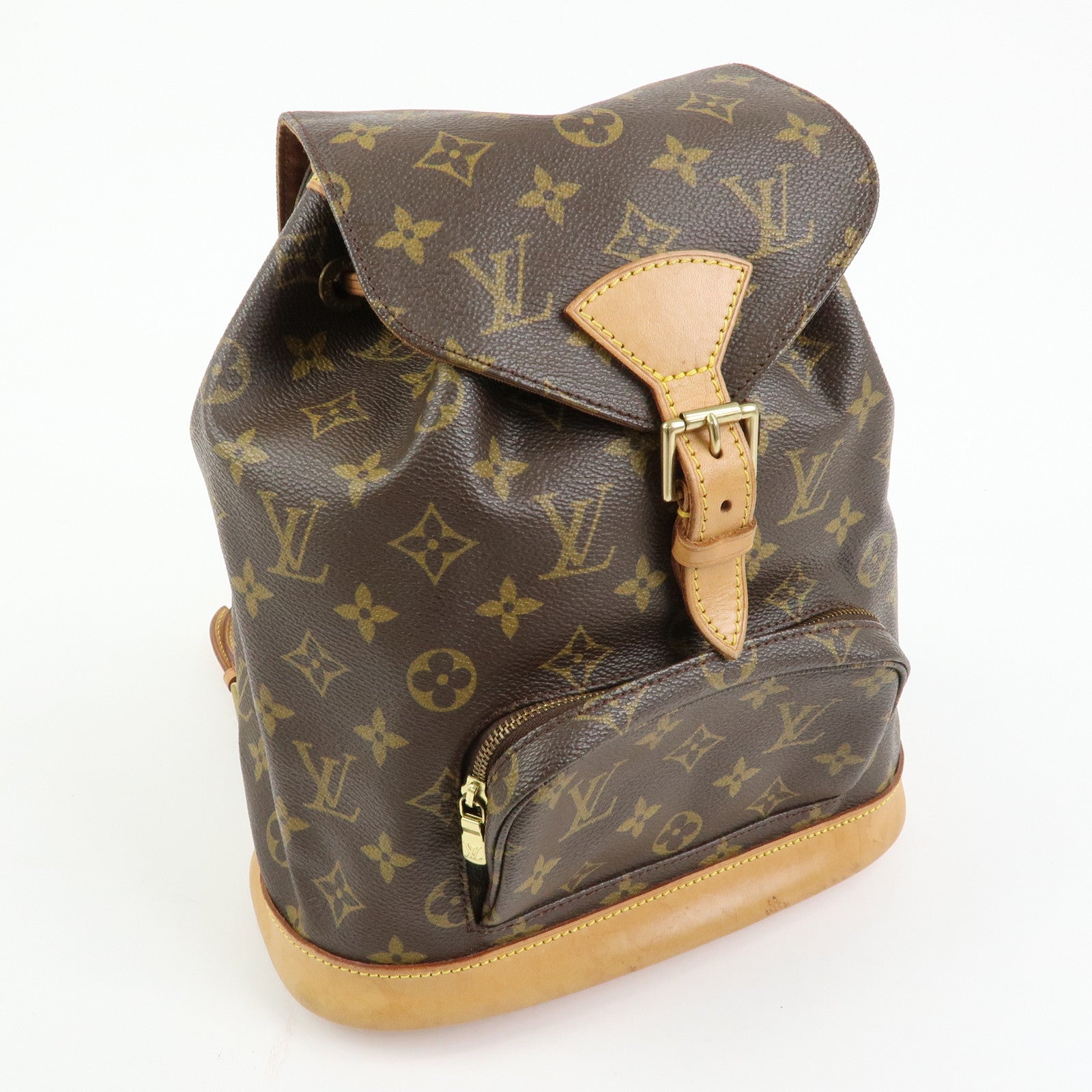 Louis Vuitton Monogram Montsouris MM Backpack Brown M51136