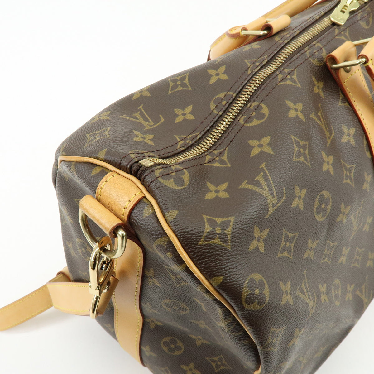 Louis Vuitton Monogram Keep All Bandouliere 50 Boston Bag M41416