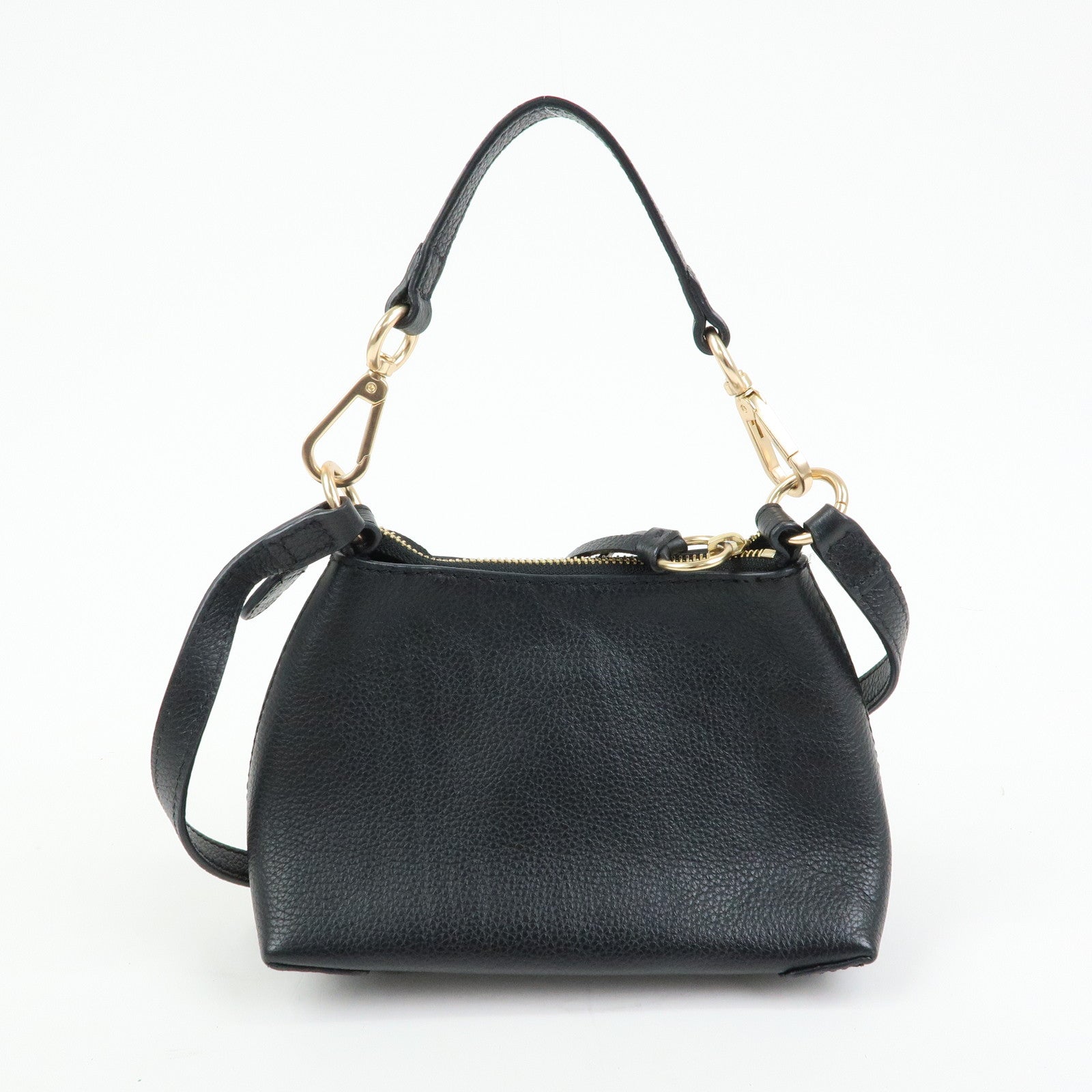 Chloe See By Chloe Joan Leather Unborn Calf 2Way Bag Leopard Black
