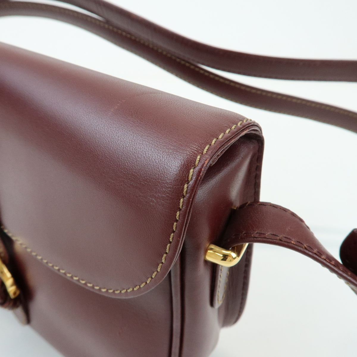 Cartier Must de Cartier Shoulder Bag Bordeaux
