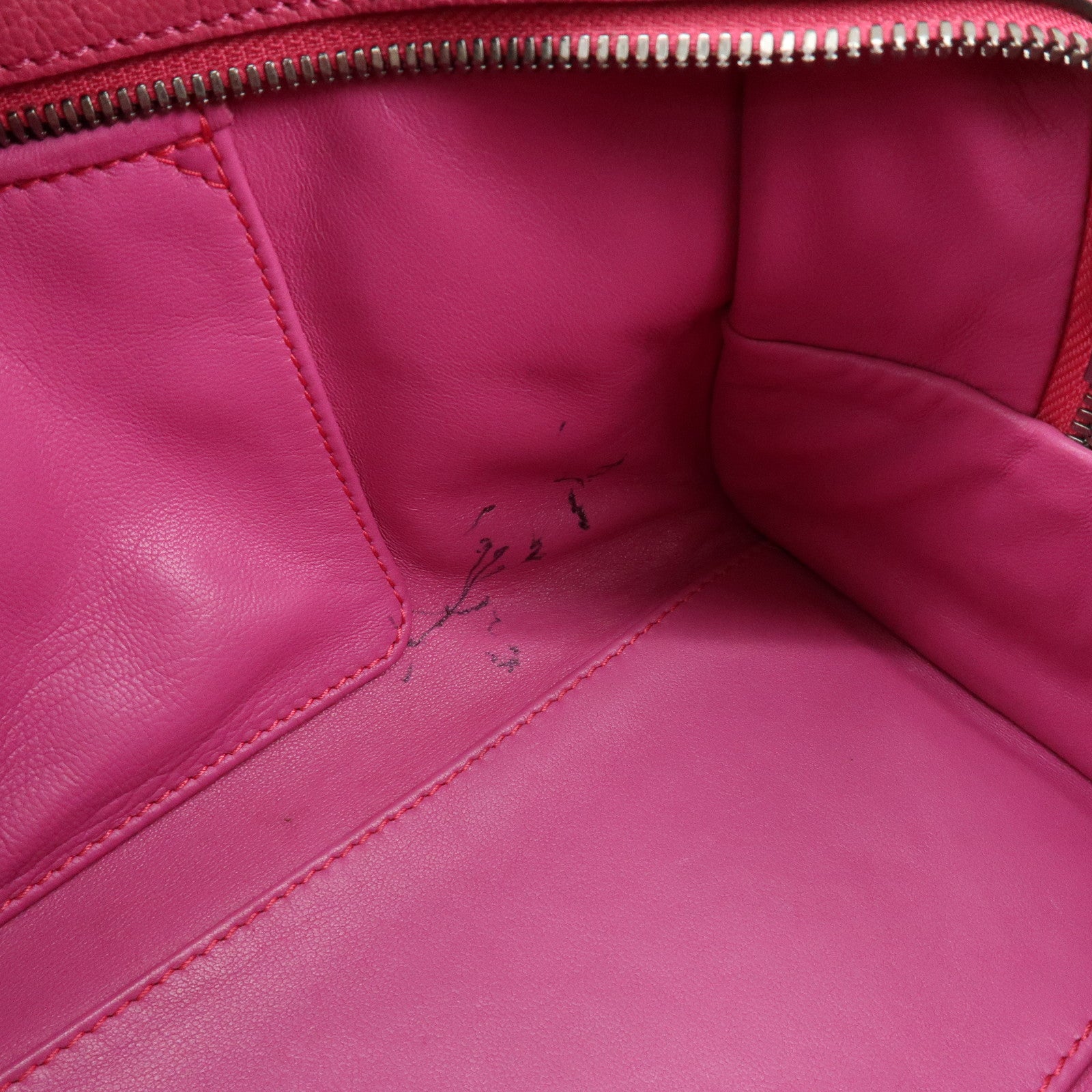 LOEWE Anagram Leather Amazona 28 Hand Bag Boston Bag Pink