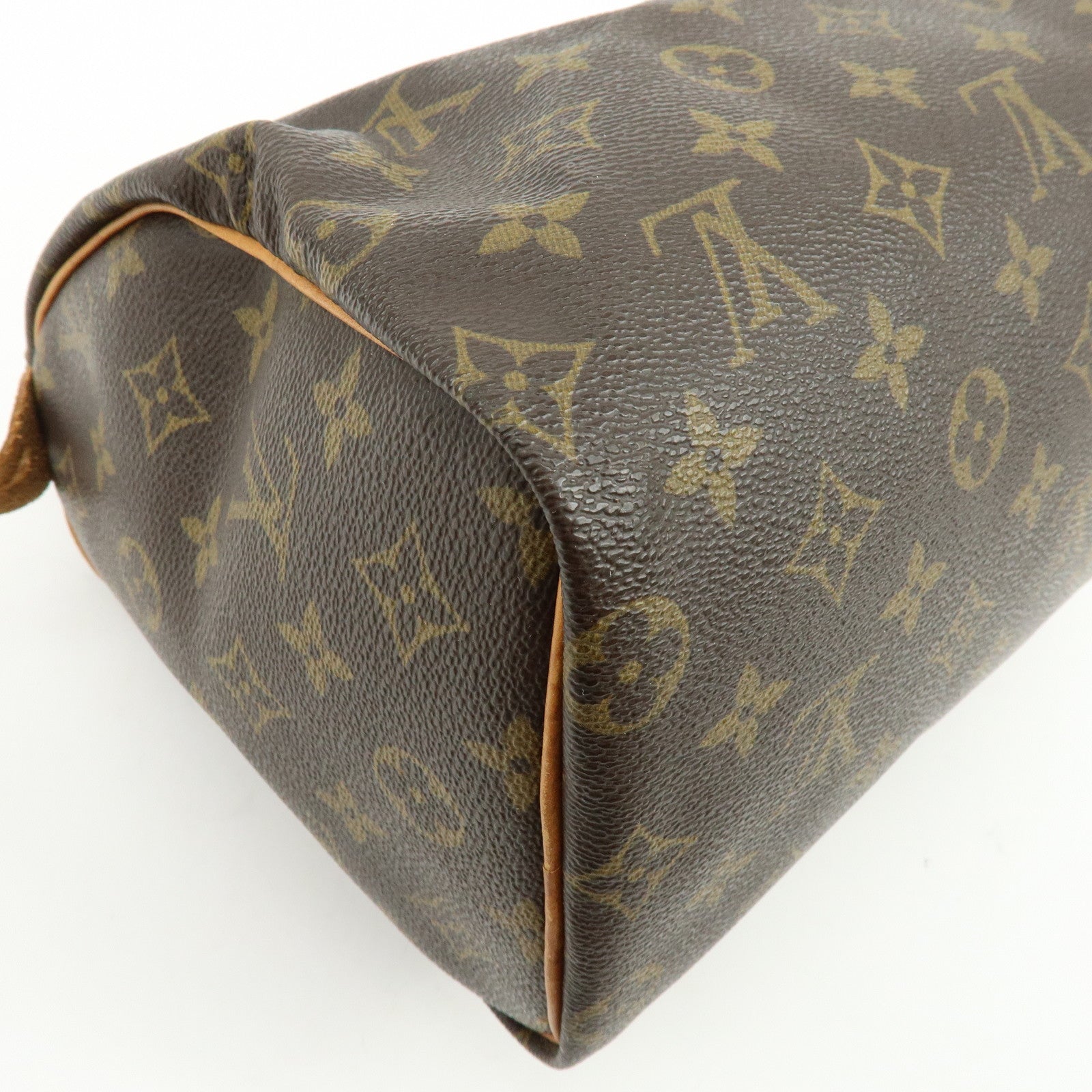 Louis Vuitton Monogram Speedy 25 Boston Bag Hand Bag Brown M41528