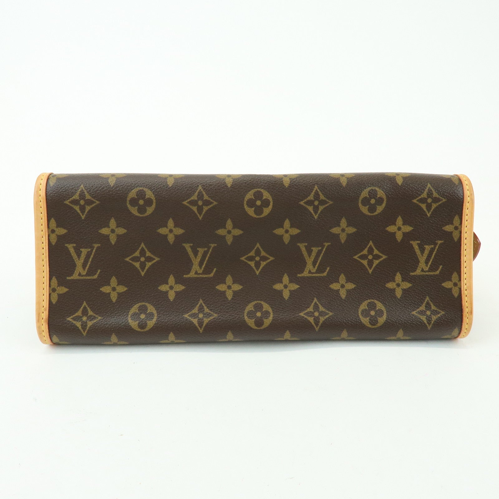 Louis Vuitton Monogram Popincourt Canvas Hand Bag Brown M40009