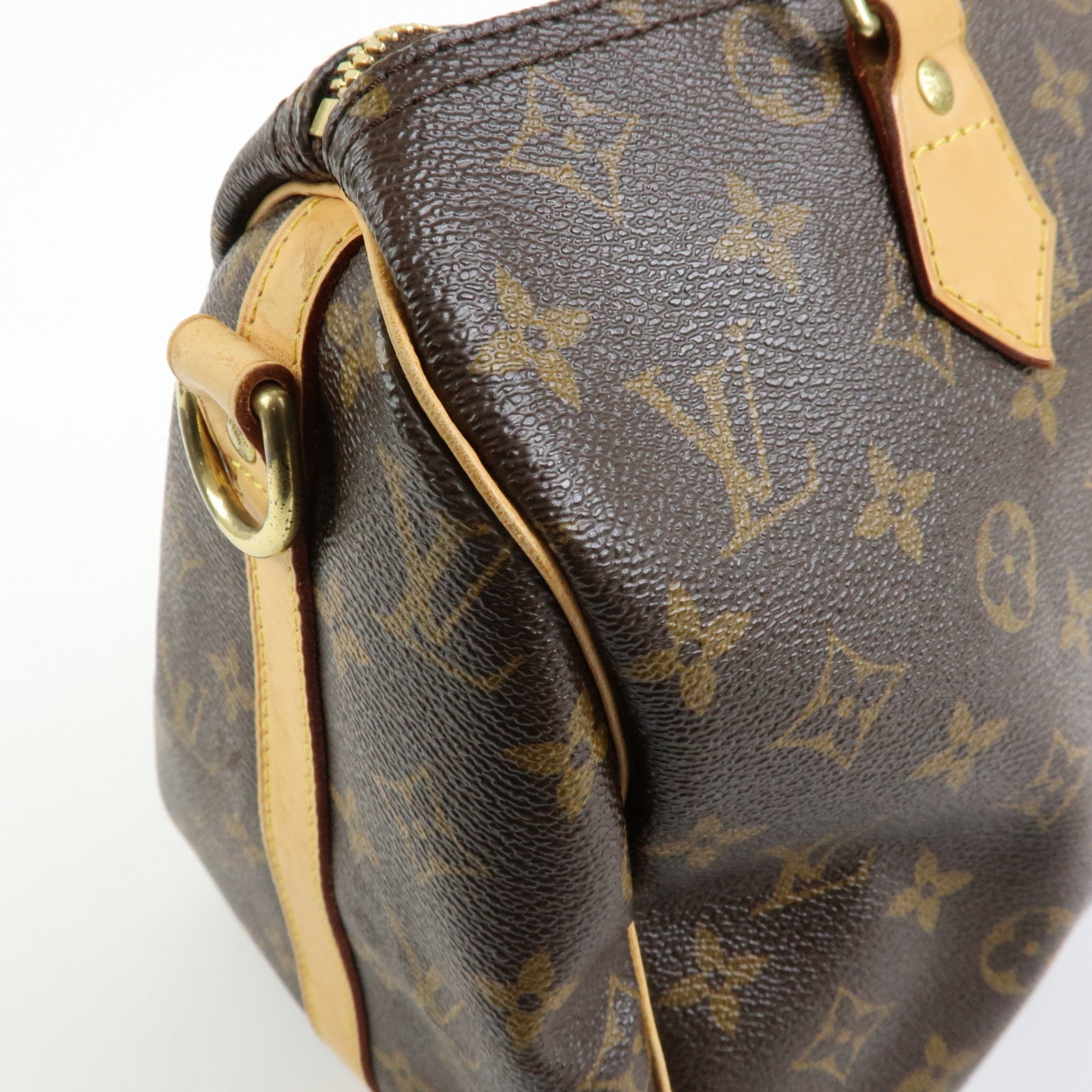 Louis Vuitton Monogram Speedy Bandouliere 30 Boston Bag Brown M40391