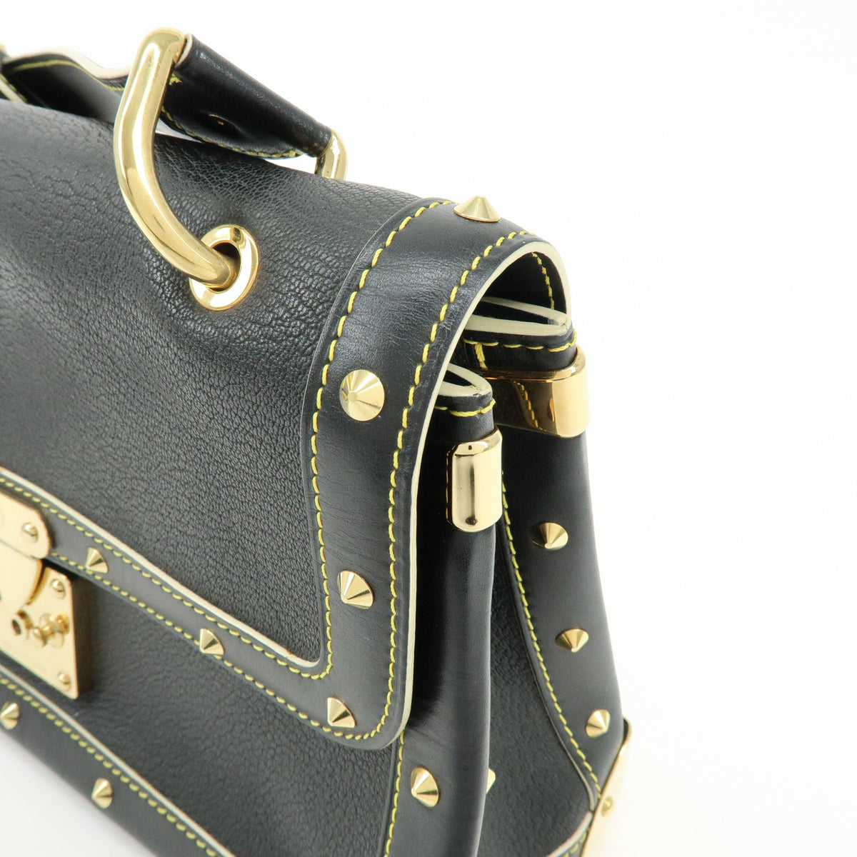 Louis Vuitton Talentueux Suhali Leather Shoulder Bag Studs Noir M91820
