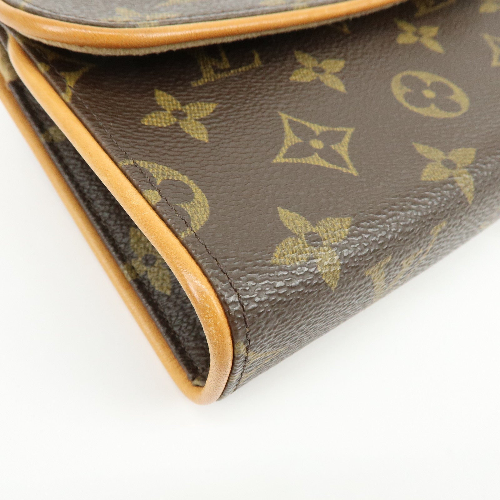 Louis Vuitton Monogram Pochette Florentine Waist Bag Belt XS M51855