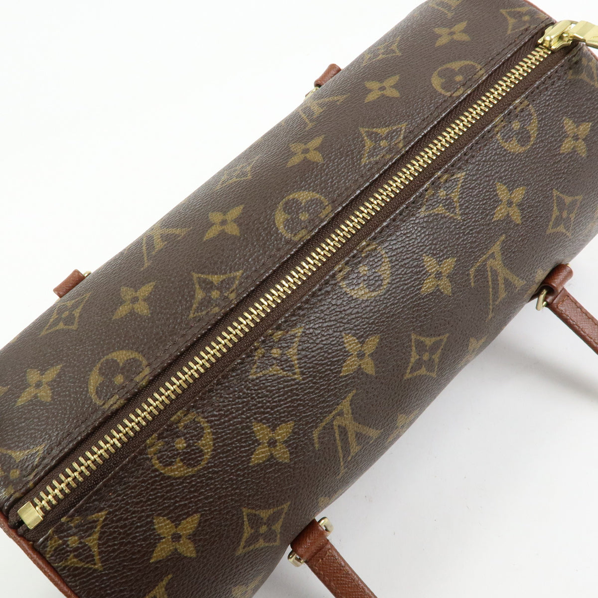 Louis Vuitton Monogram Papillon 26 Hand Bag Brown M51366