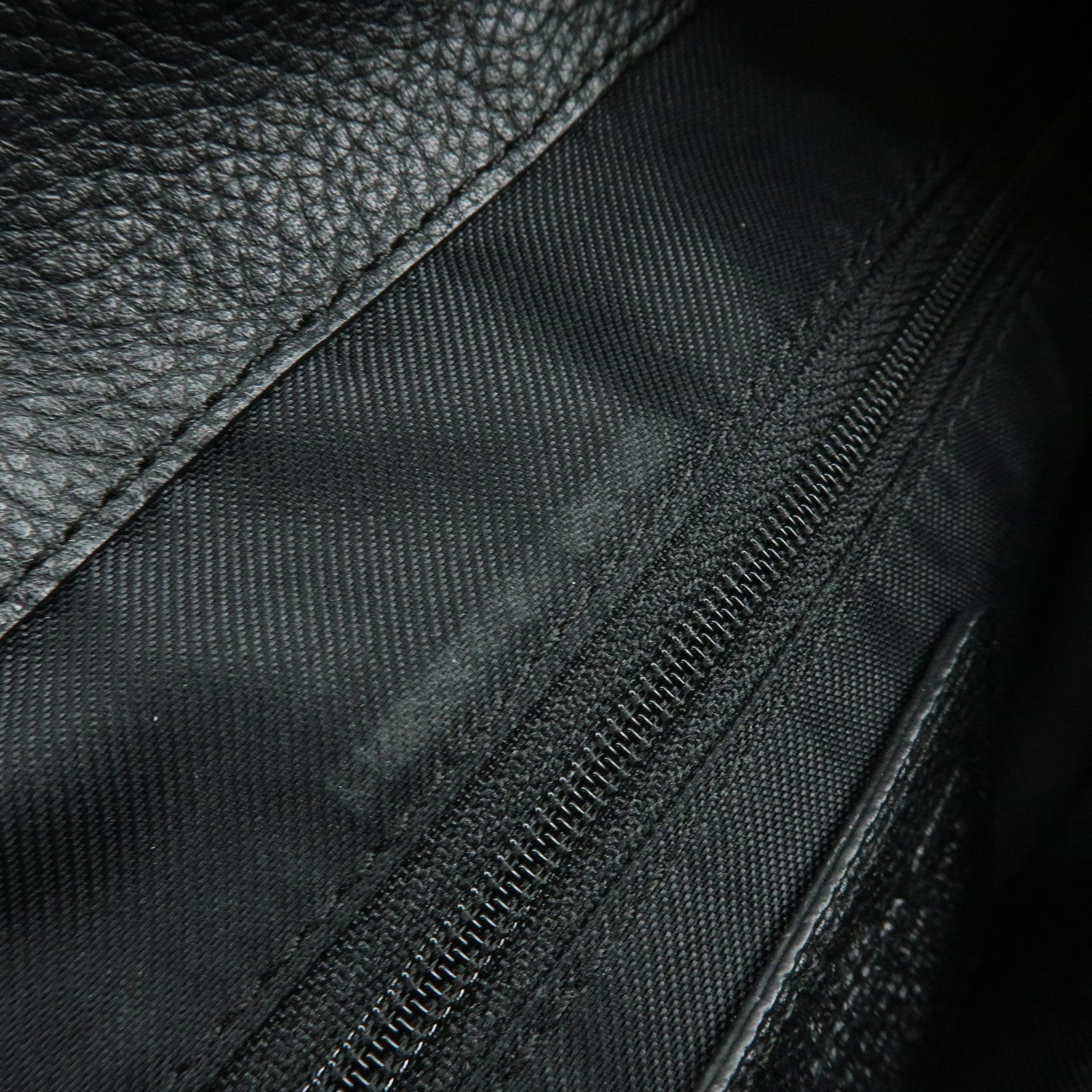 COACH Logo Leather Turn Lock Backpack Rucksack Black
