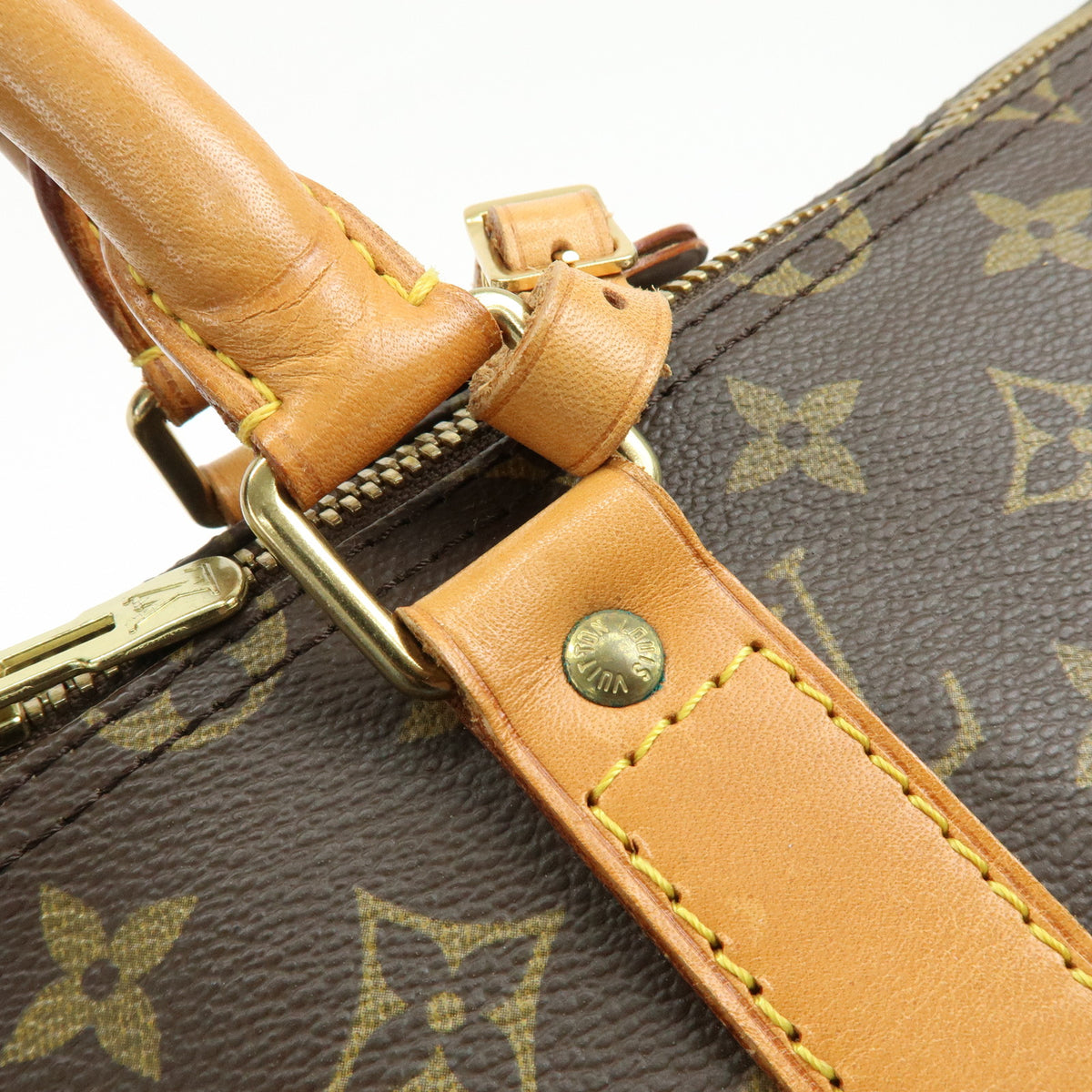 Louis Vuitton Monogram Keep All Bandouliere 55 Boston Bag M41414
