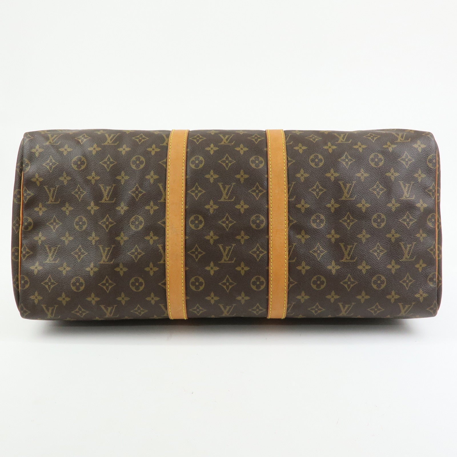 Louis Vuitton Monogram Keep All 55 Boston Bag Brown M41424