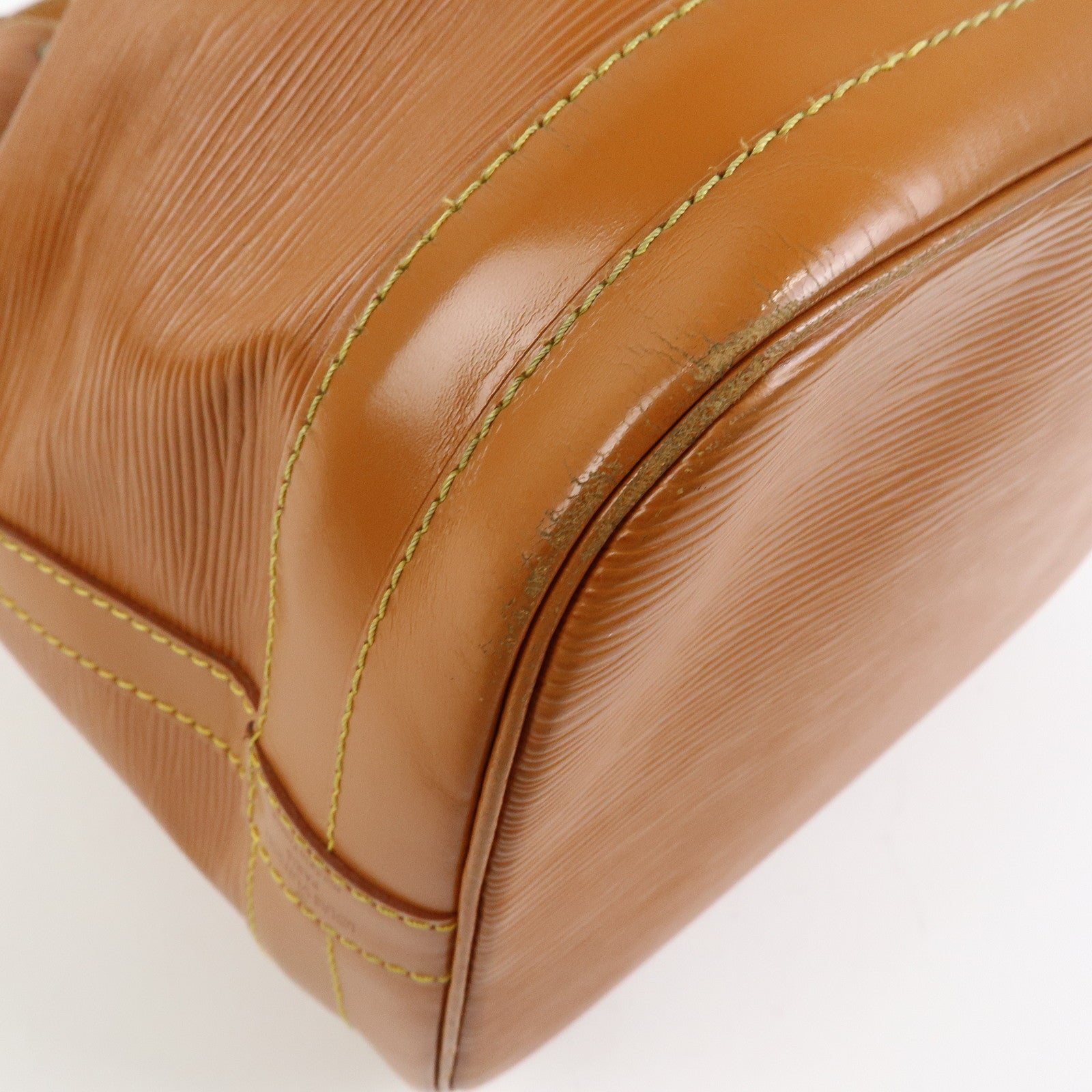 Louis Vuitton Epi Leather Noe Shoulder Bag Zipang Gold M44008
