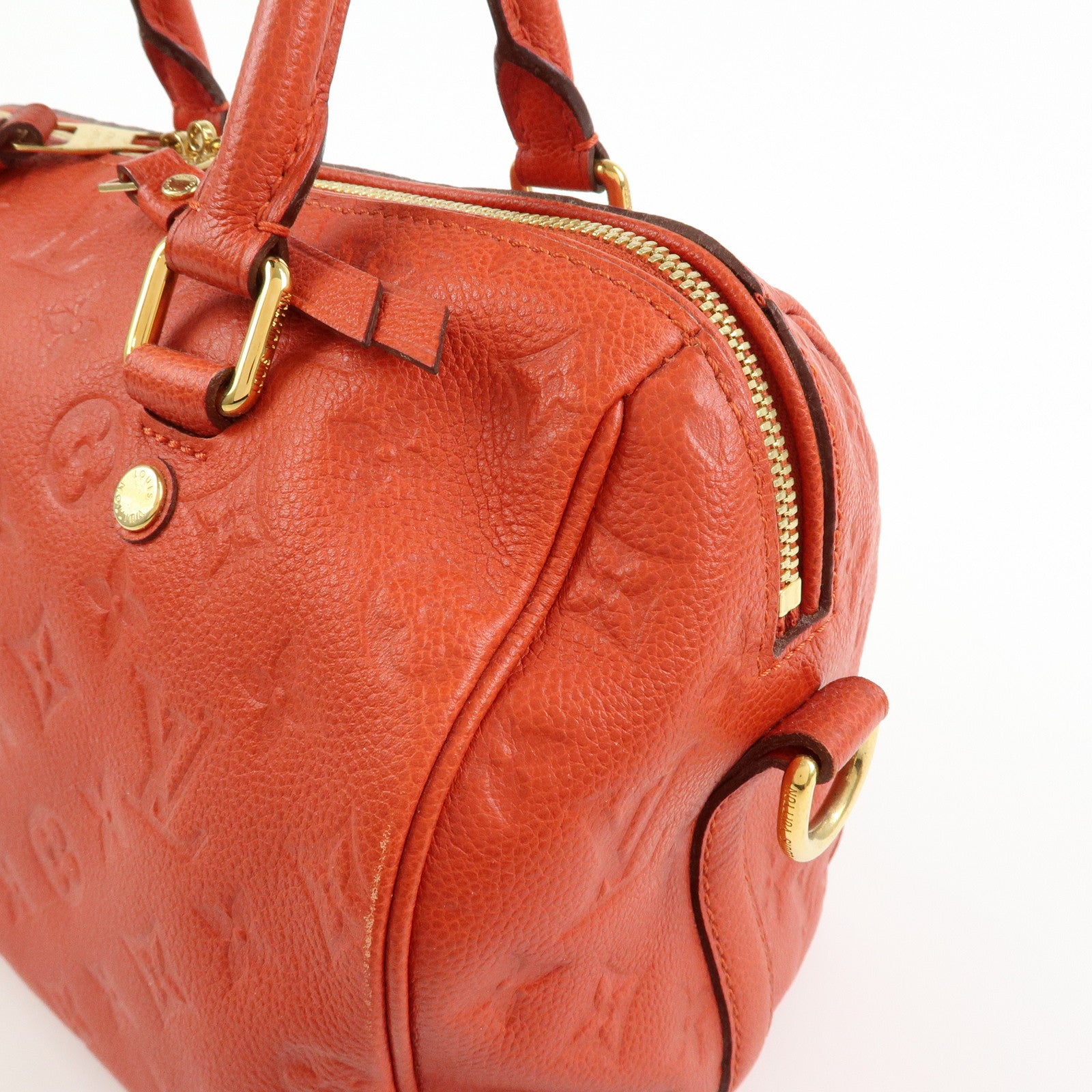 Louis Vuitton Monogram Empreinte Speedy Bandouliere 25 Orient M40758