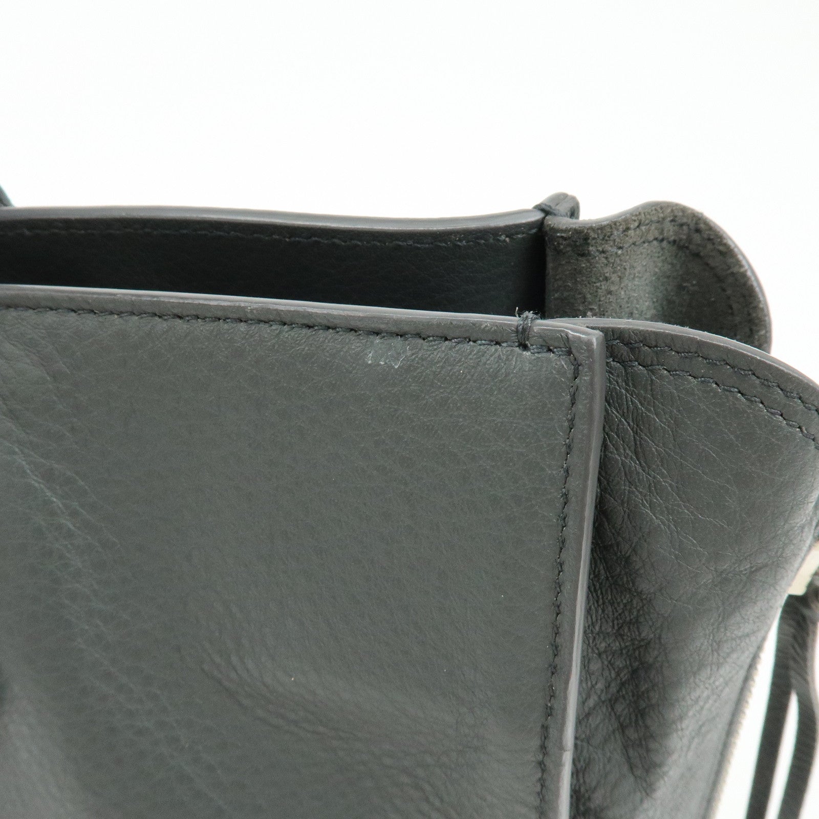 BALENCIAGA The Paper Shoulder Bag Hand Bag Grey 432596