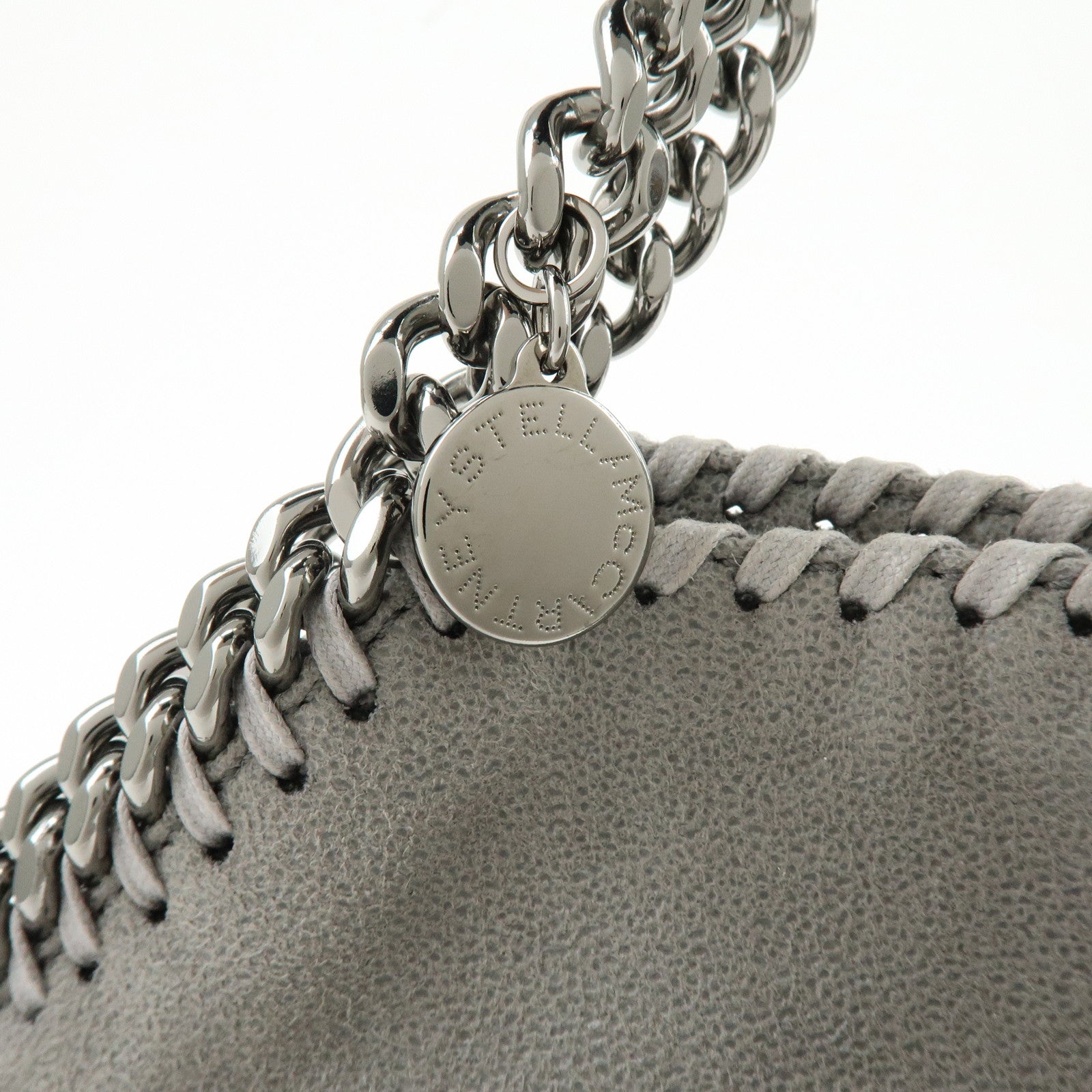 STELLA MCCARTNEY Falabella Faux Leather 2Way Bag Grey 371223