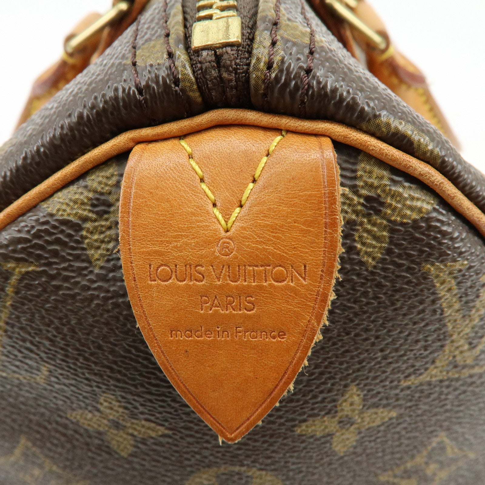 Louis Vuitton Monogram Speedy 30 Boston Bag Hand Bag Brown M41526